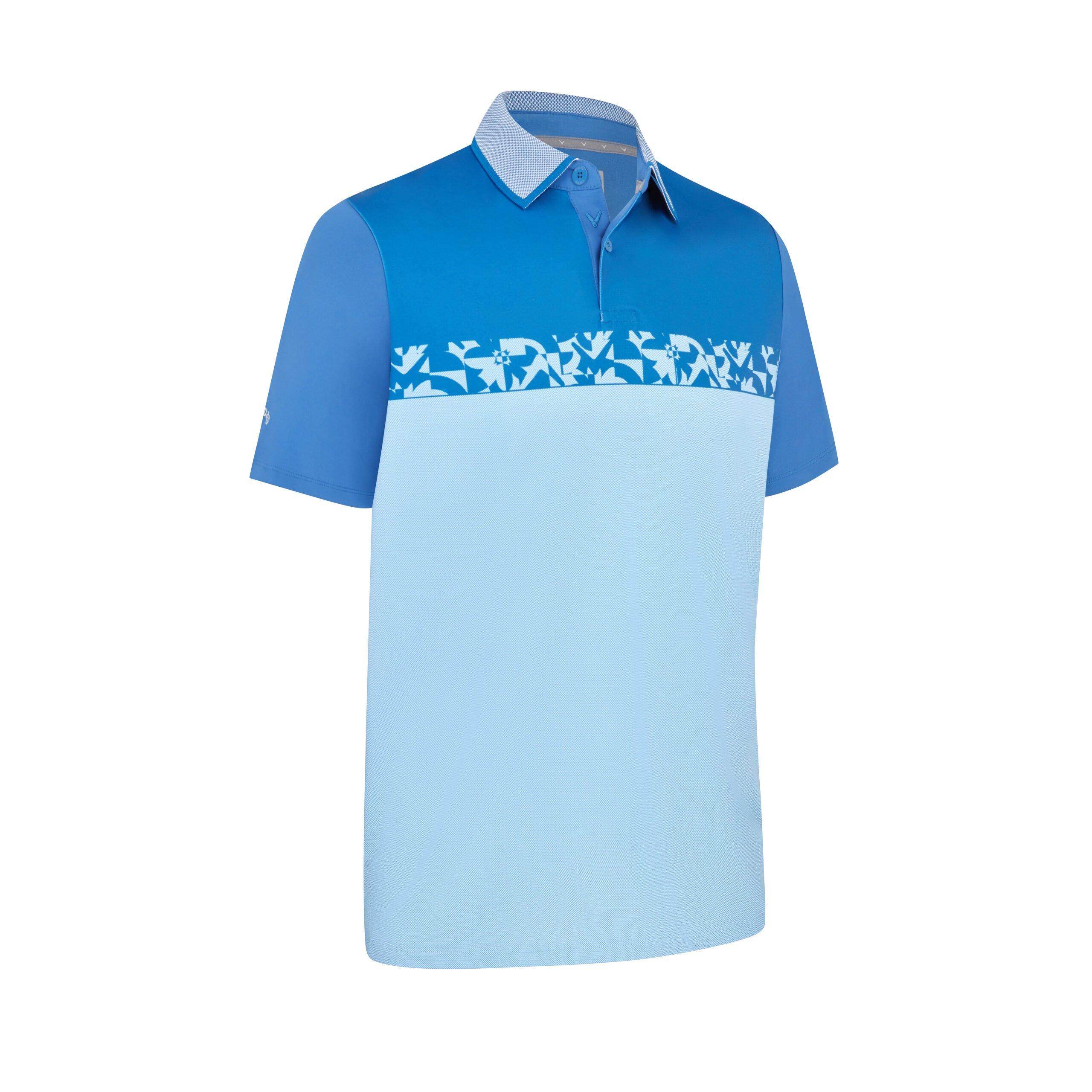 Galaxy Blue - Callaway - Oxford Short-Sleeve Performance Polo Shirt - 2