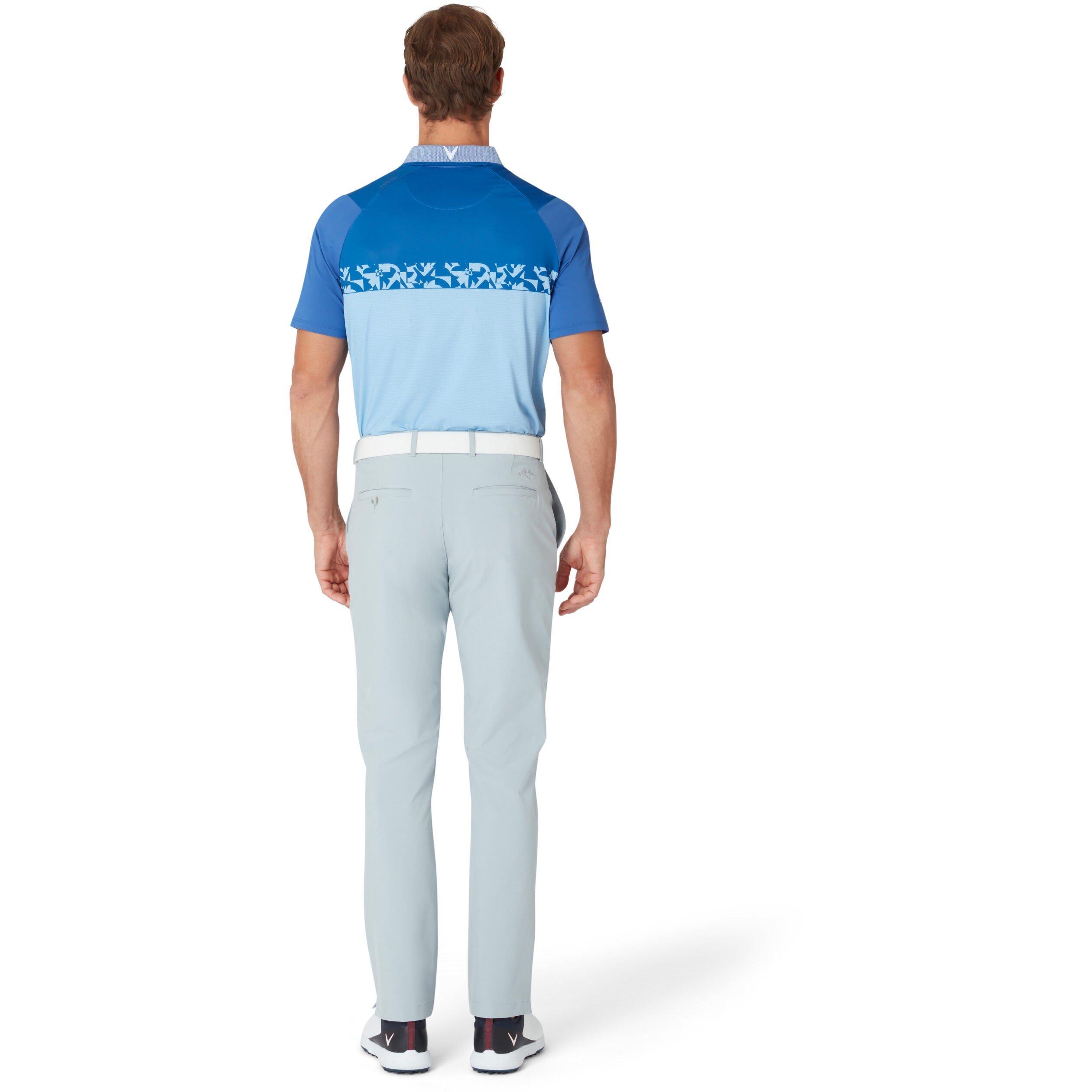 Galaxy Blue - Callaway - Oxford Short-Sleeve Performance Polo Shirt - 3