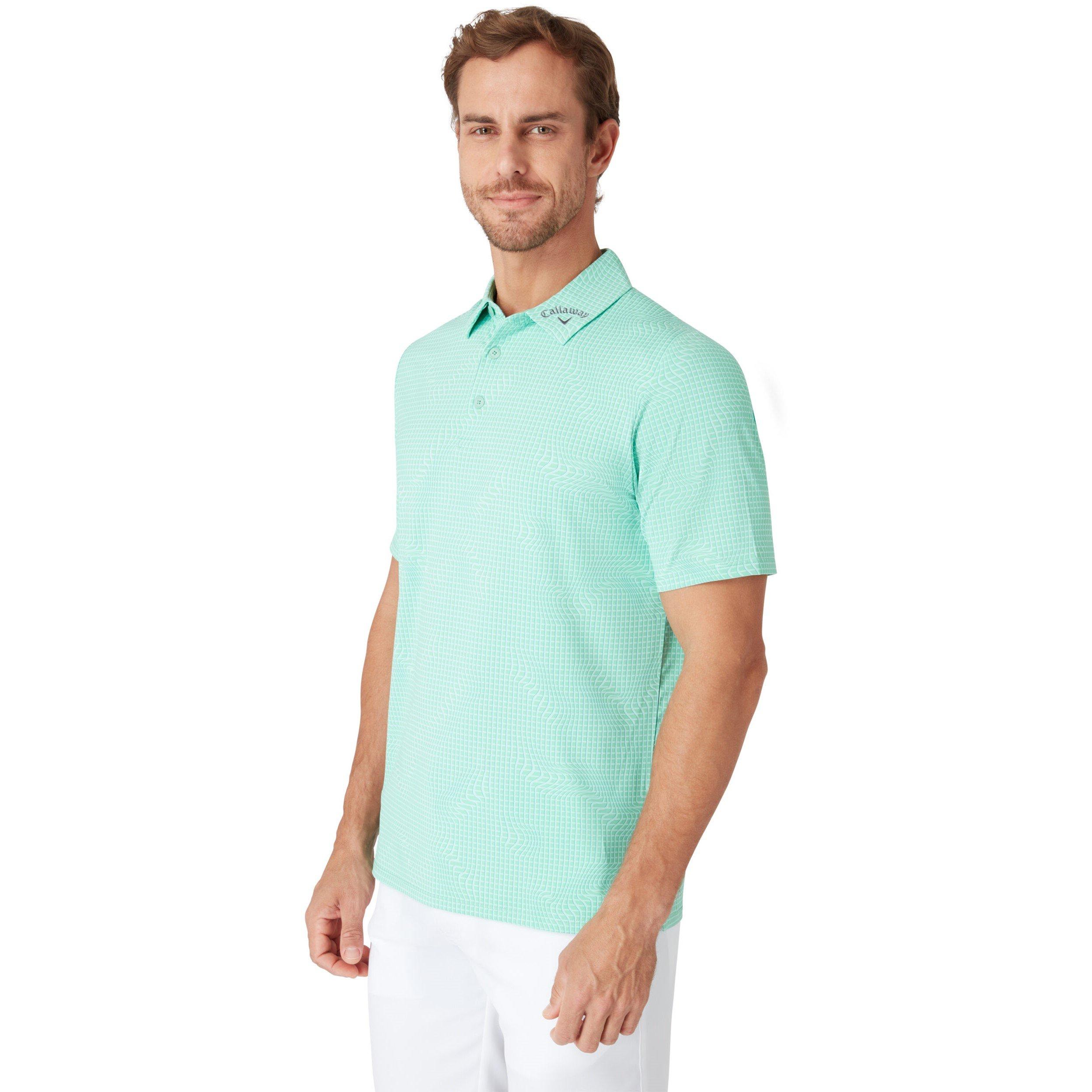 Callaway Men's Short-Sleeve Performance Polo Shirt - Neptune Green - 2X Large