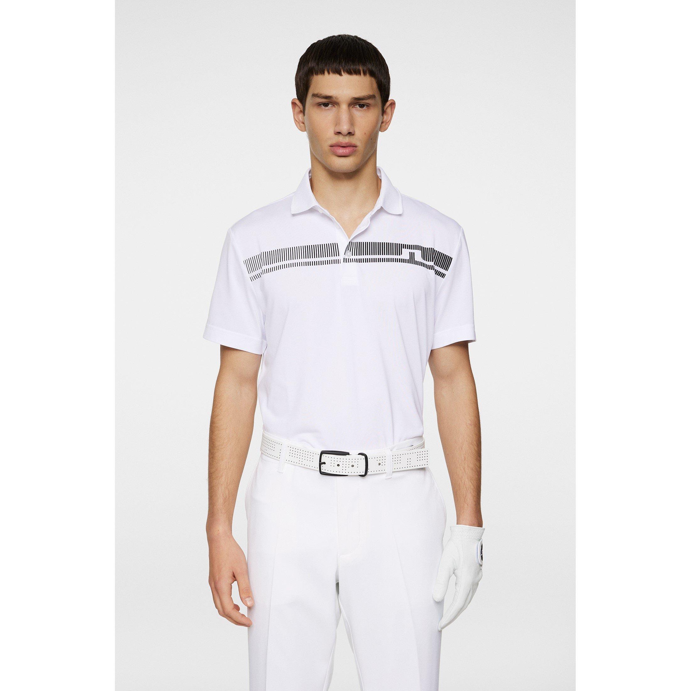 White - J Lindeberg Golf - Short-Sleeve Performance Polo Shirt - 2