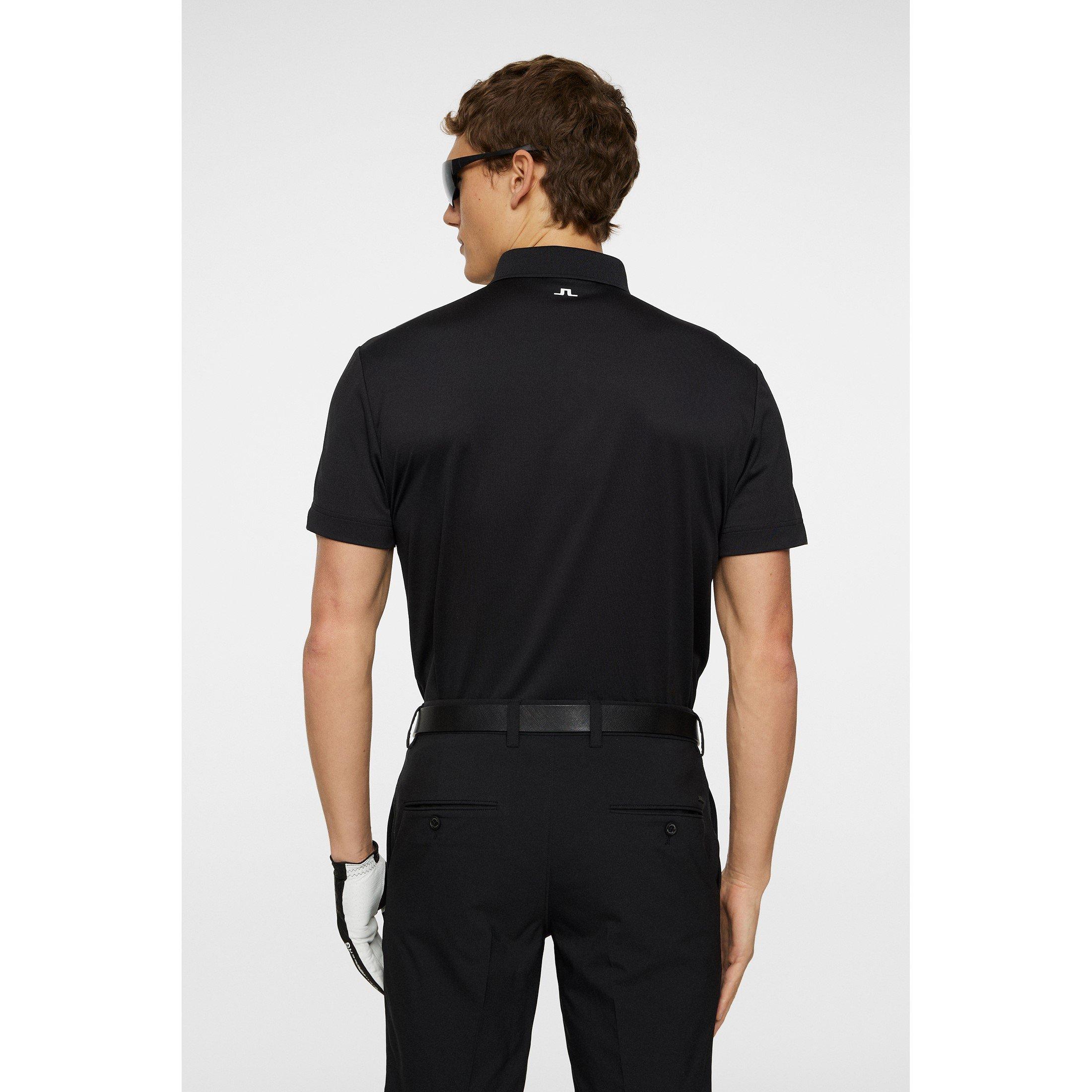 Black - J Lindeberg Golf - Men's Short-Sleeve Performance Polo Shirt - 3