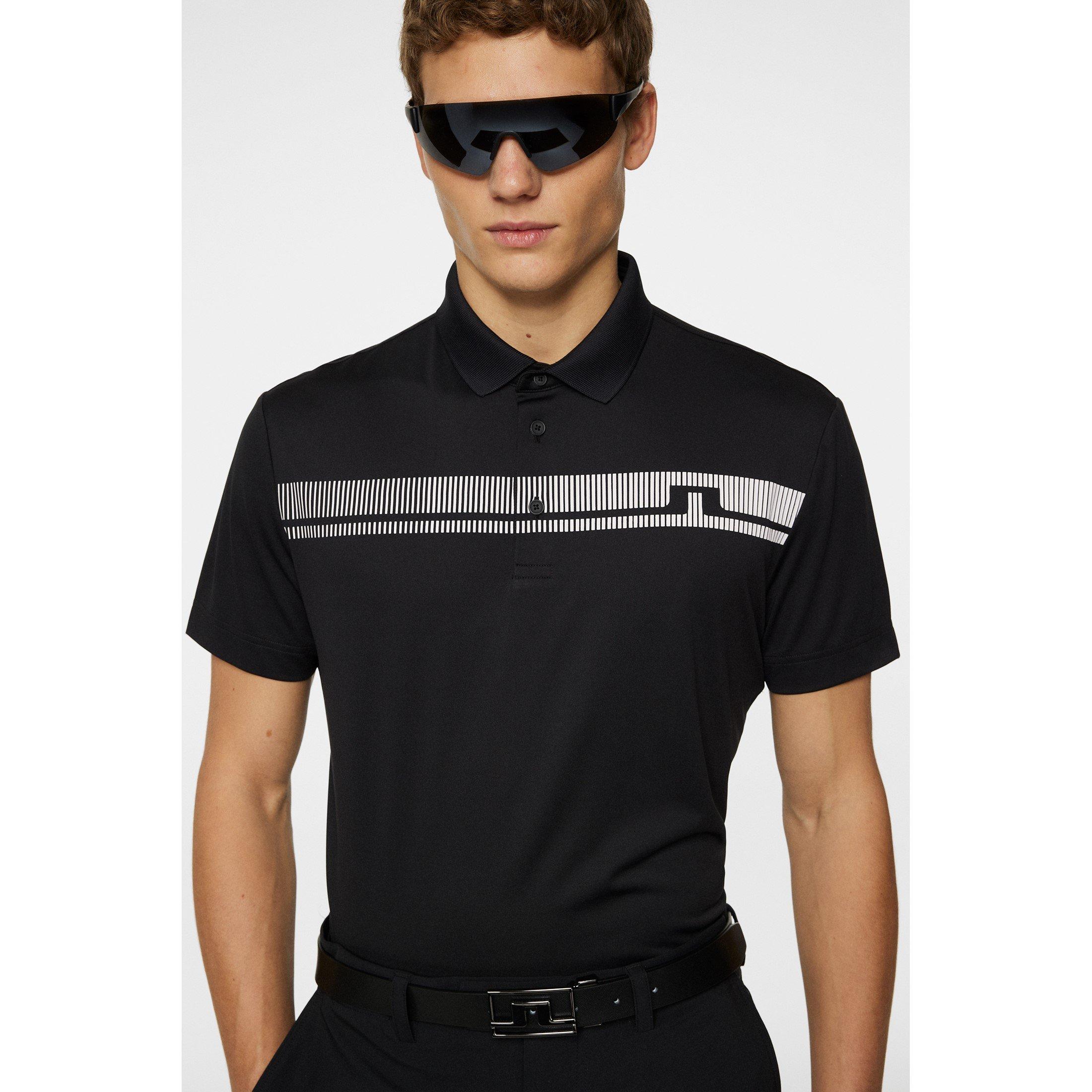 Black - J Lindeberg Golf - Men's Short-Sleeve Performance Polo Shirt - 5