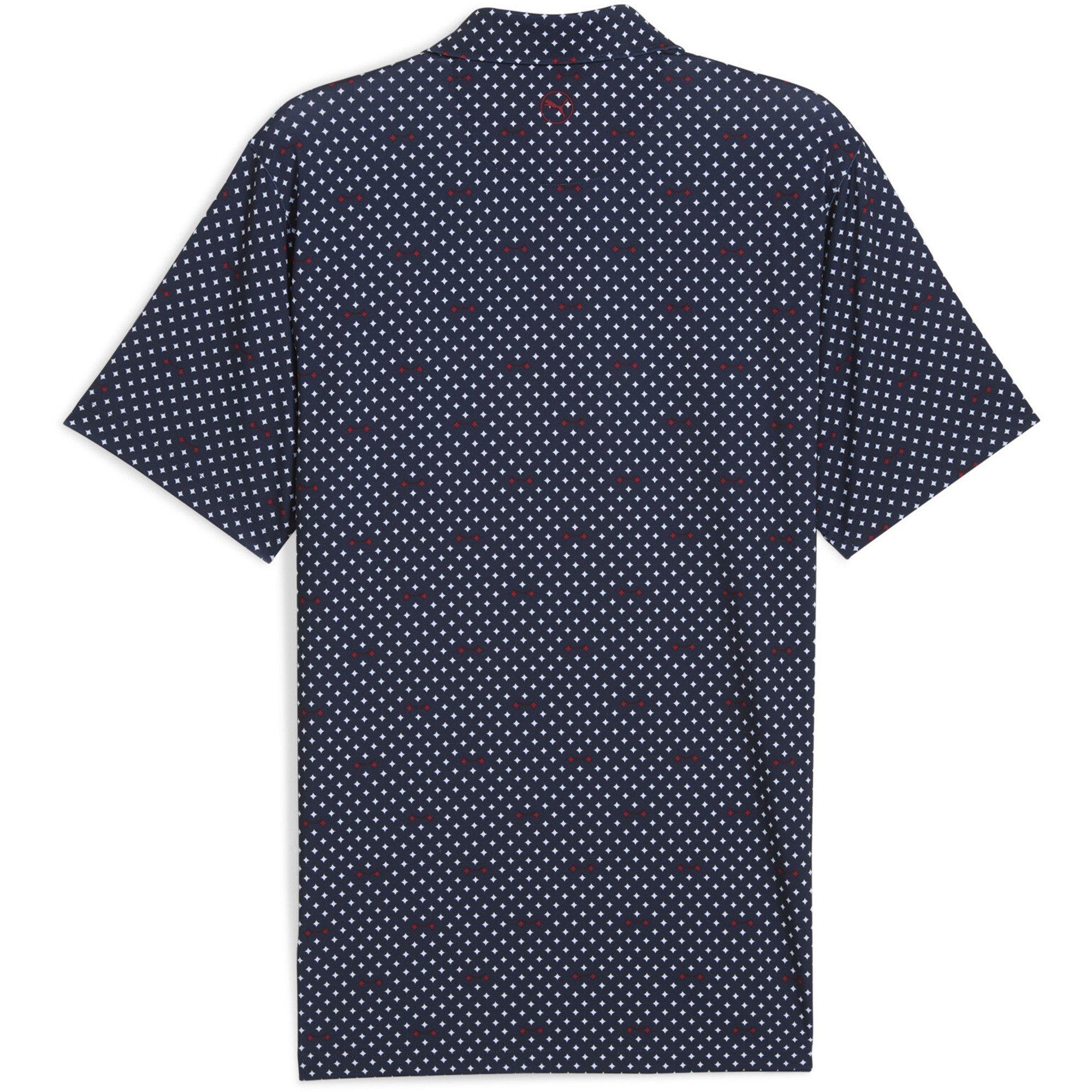 D.Navy/Wht - Puma - Mattr Burgh Polo Shirt Mens - 2