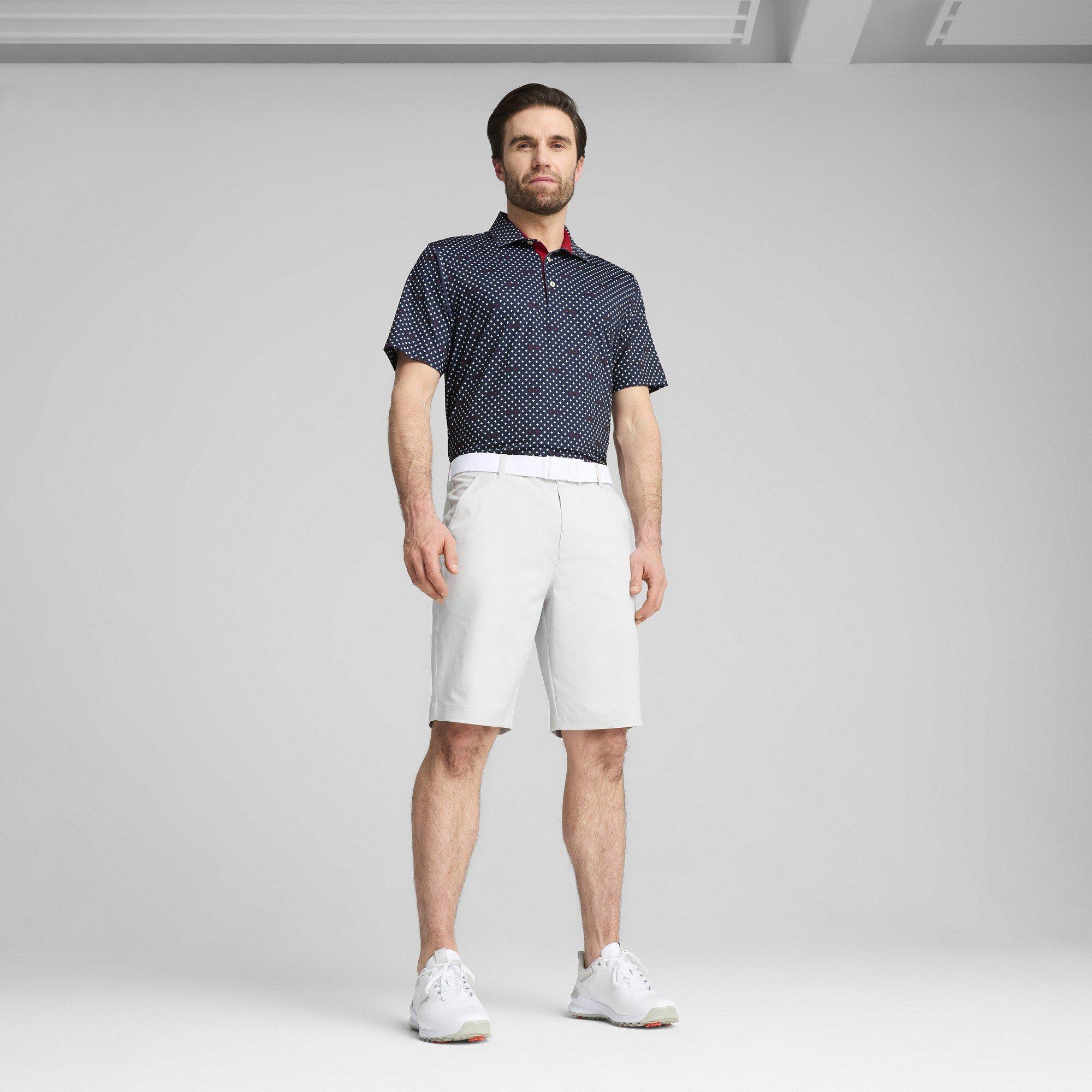 D.Navy/Wht - Puma - Mattr Burgh Polo Shirt Mens - 5