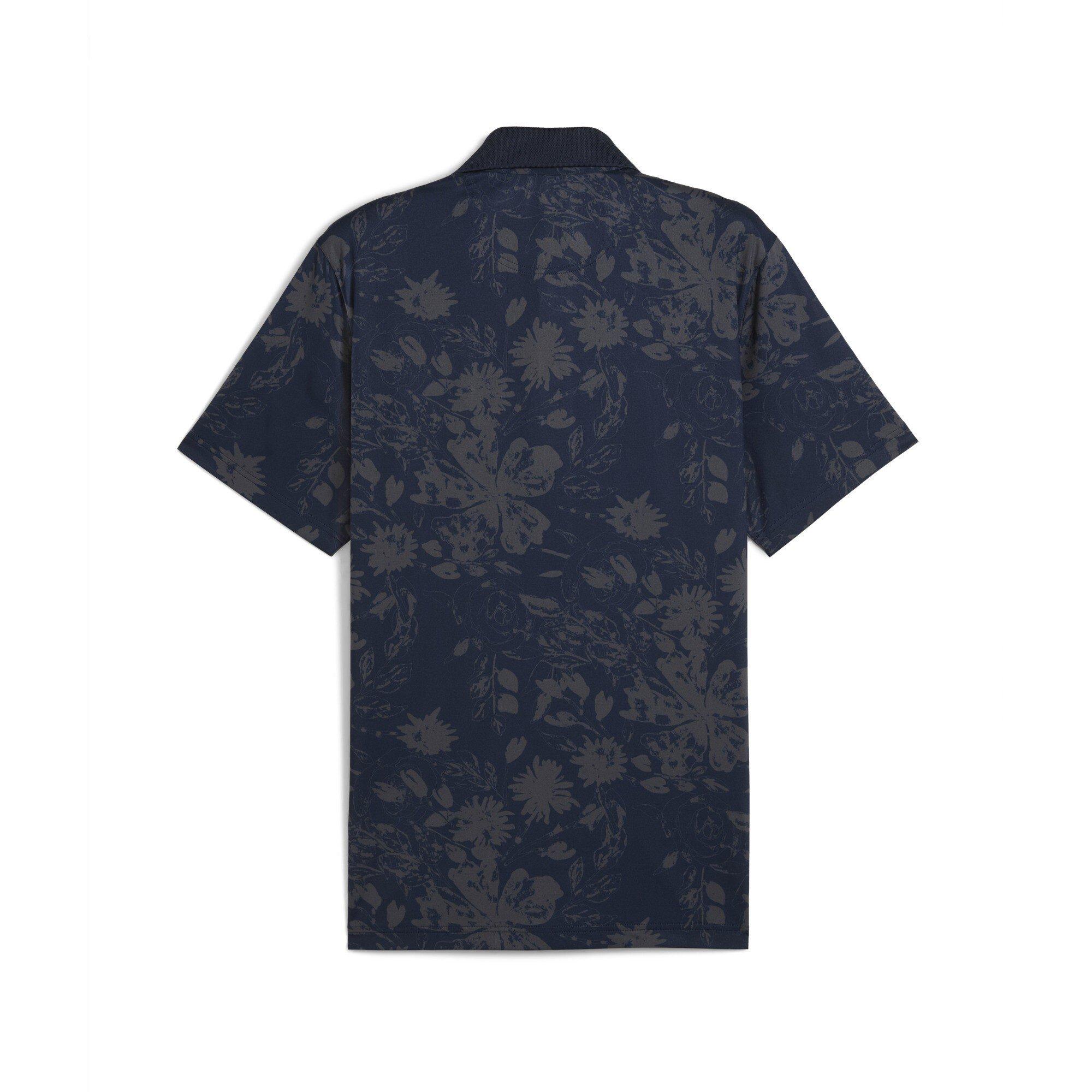 Diep Nvy/Gry - Puma - Men's Mattr Rose Short-Sleeve Performance Polo Shirt - 2