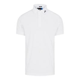 J Lindeberg Golf stripe-print polo wallets shirt