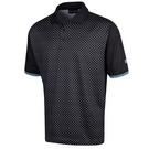 schwarz - Island Green - IslandGreen Golf Diamond Print Polo Shirt Mens - 1