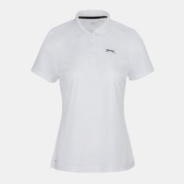 Slazenger Plain Golf Polo Shirt Womens