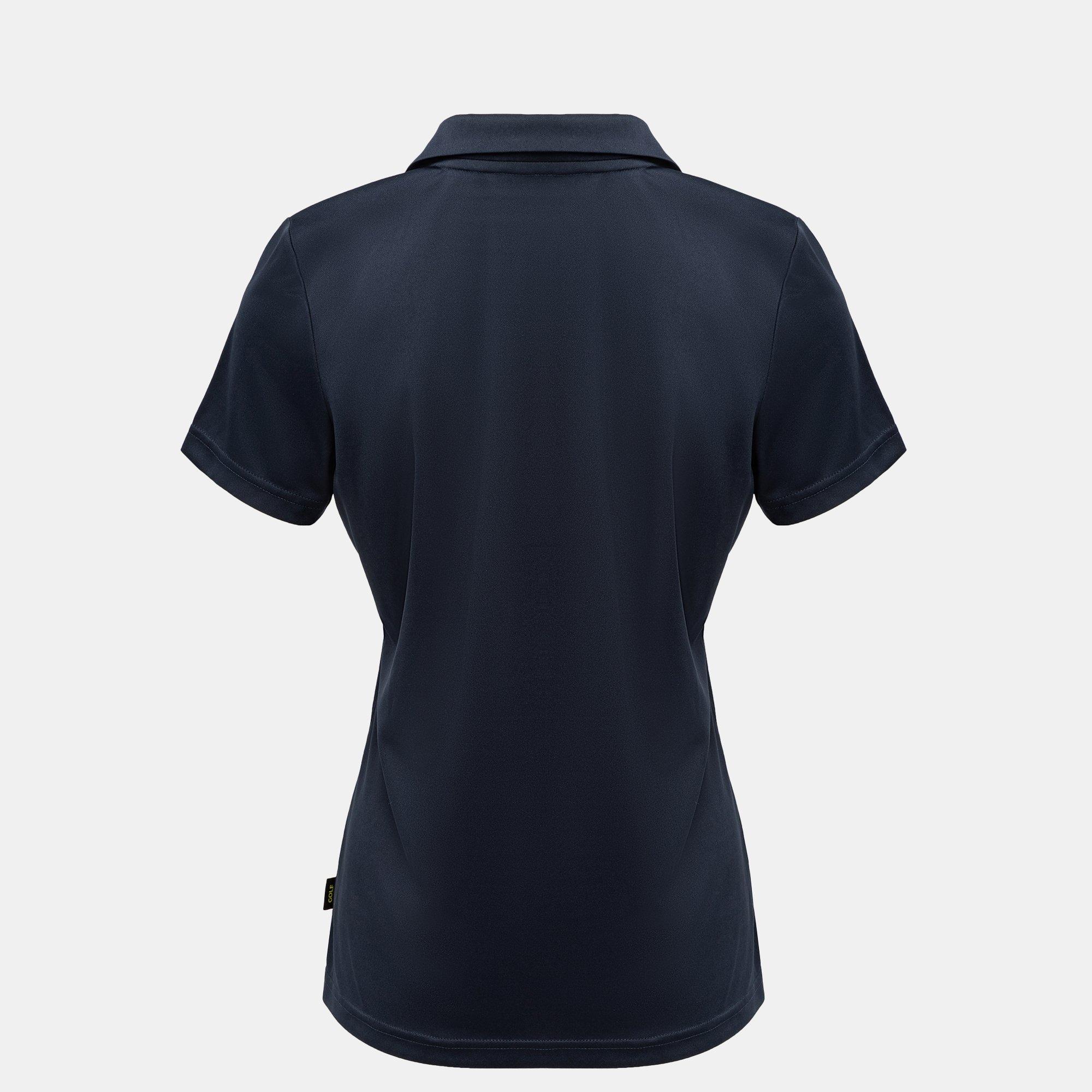 Navy - Slazenger - Plain Golf Polo Shirt Womens - 2