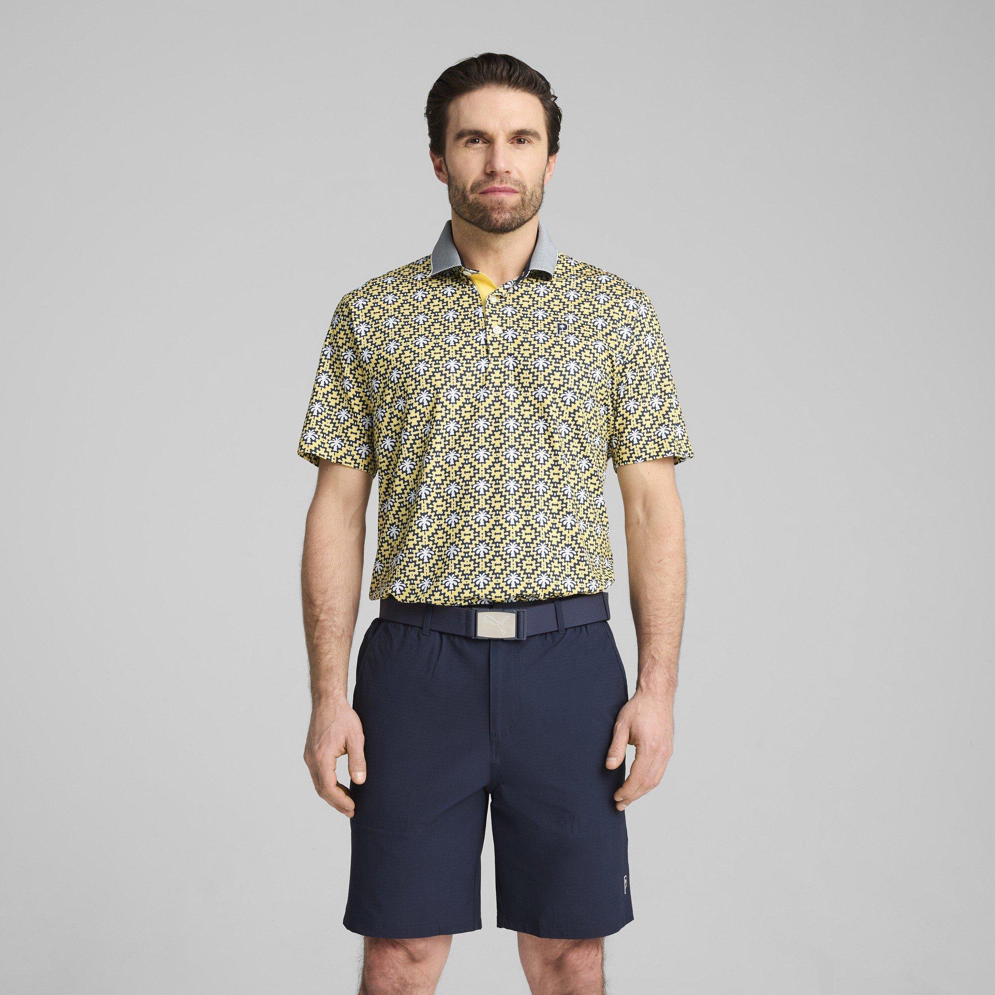 Rood/Geel - Puma - X Ptc Tile Polo Shirt Mens - 3