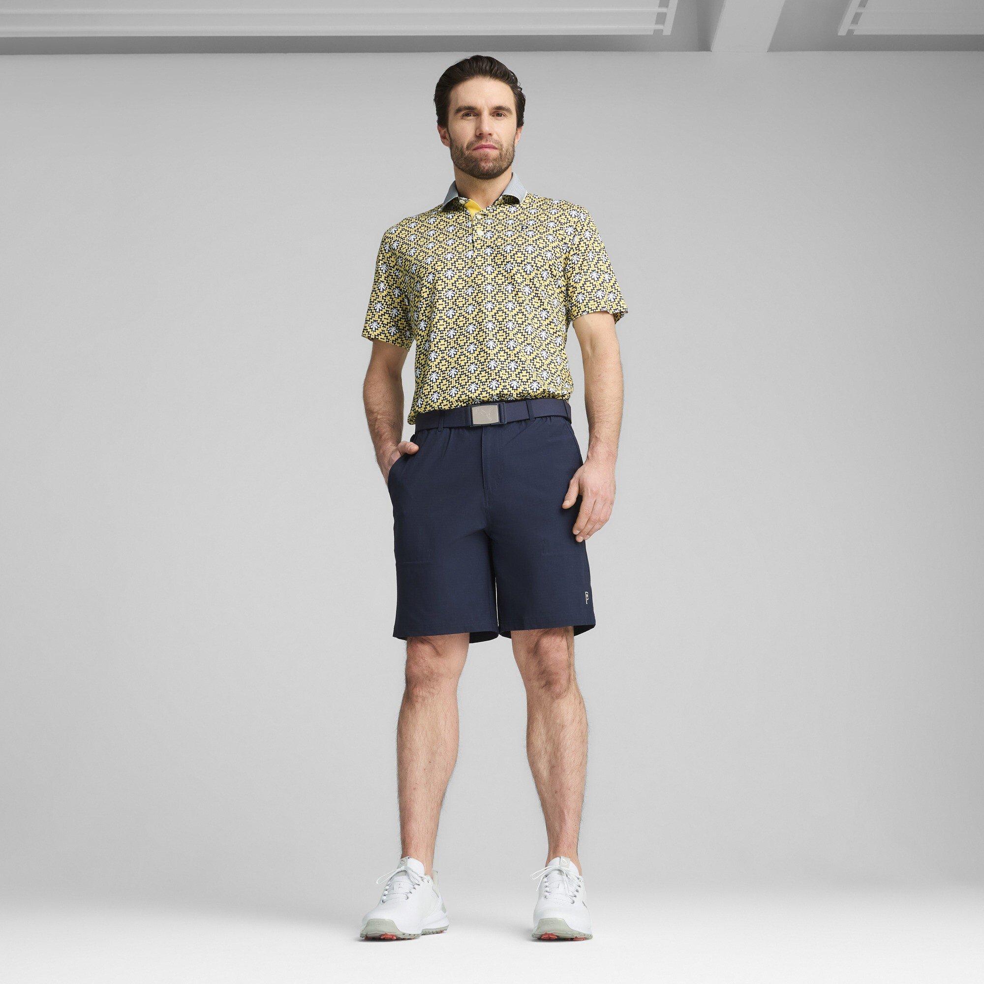 Rood/Geel - Puma - X Ptc Tile Polo Shirt Mens - 5