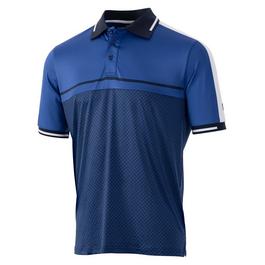 Island Green IG Geometric Polo Shirt Mens
