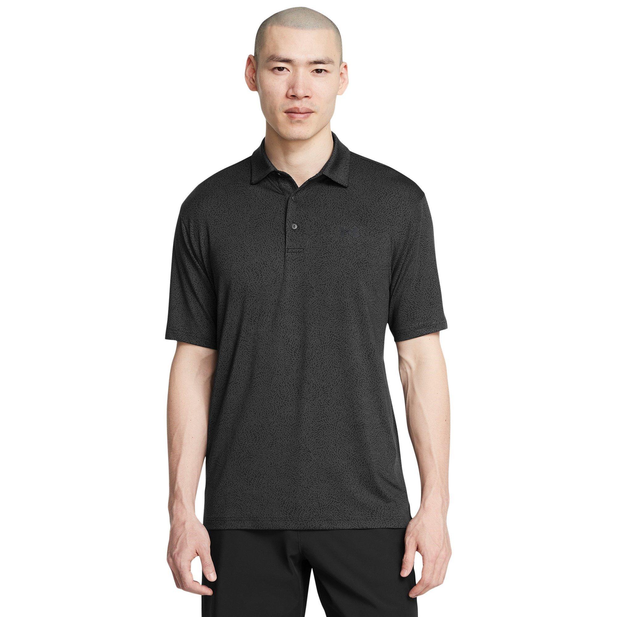 Negro - Under Armour - Playoff Short-Sleeve Performance Polo Shirt - 2