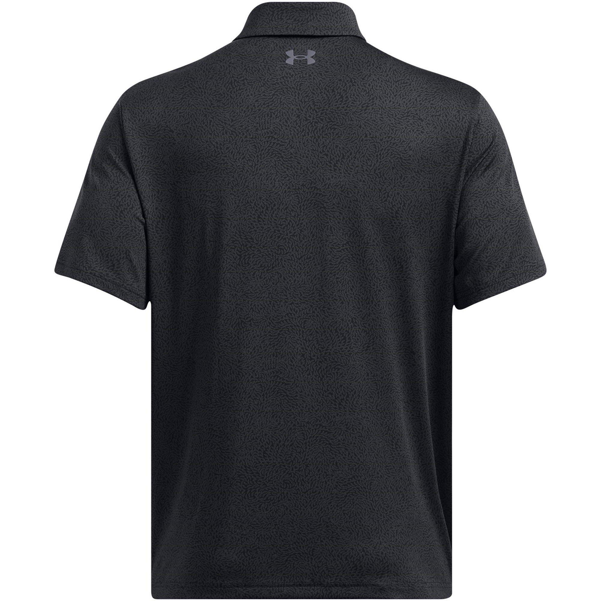 Negro - Under Armour - Playoff Short-Sleeve Performance Polo Shirt - 4