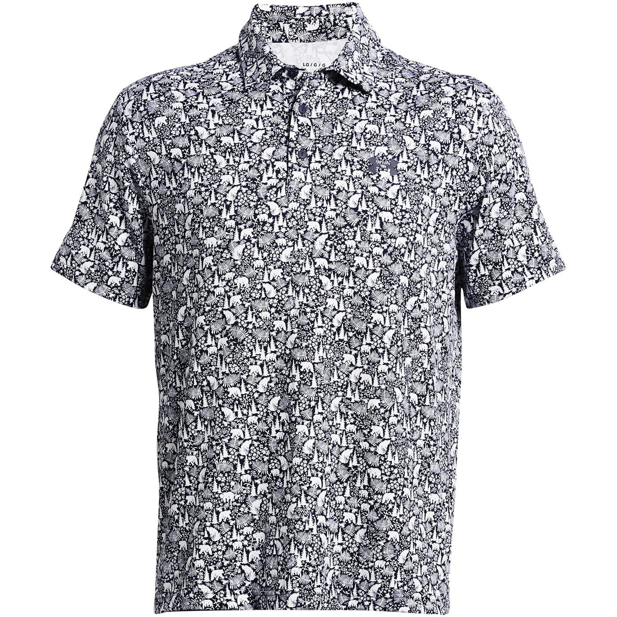 Under Armour Men's Playoff Short-Sleeve Performance Polo Shirt - Blue - S