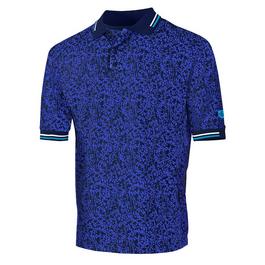 Island Green IG Floral Print Polo Sn99