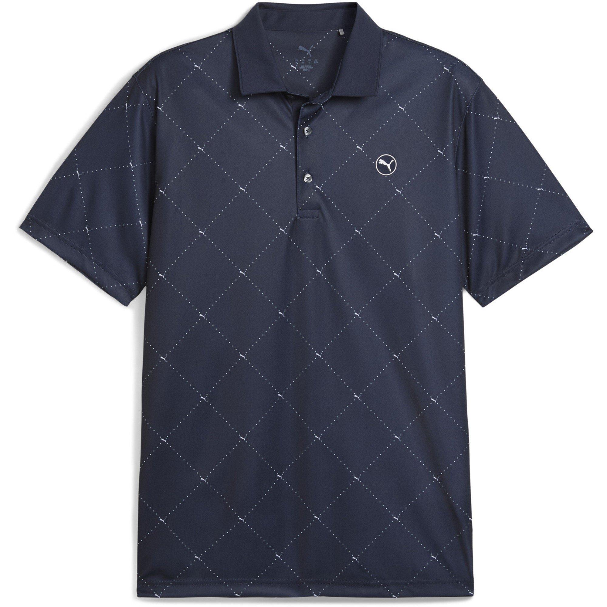 Puma Pure 2.0 Argyle Polo Shirt Mens