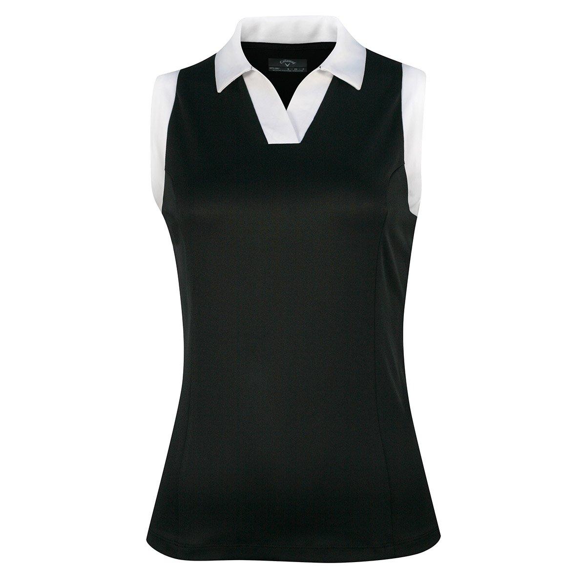 Callaway Women's Sleeveless Performance Polo Shirt - Caviar - 14 (L)
