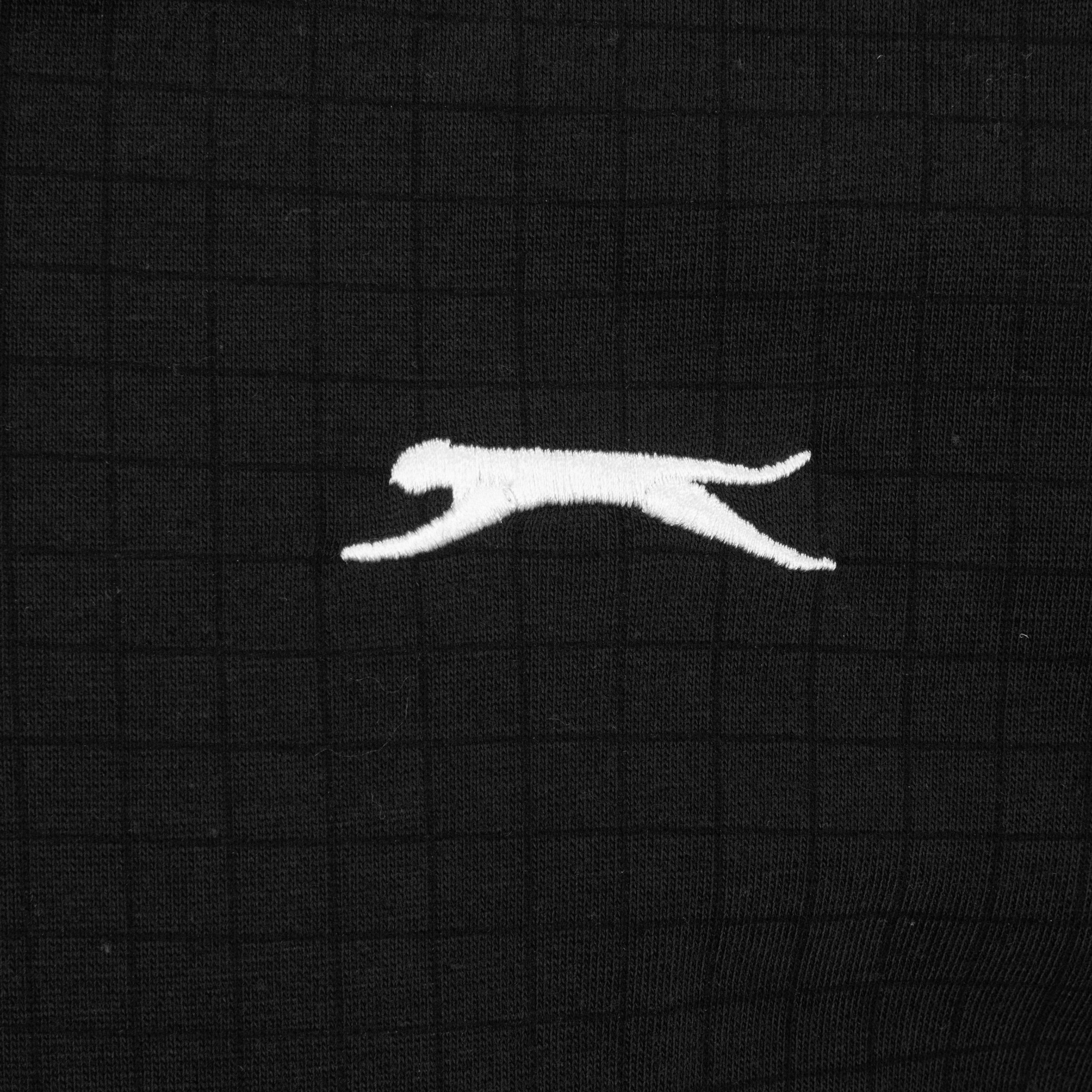 Black - Slazenger - Check Golf Polo Mens - 5