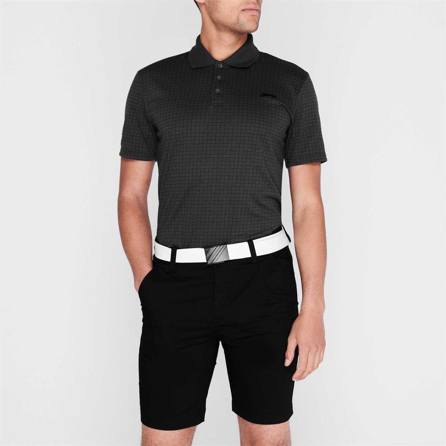 Check Golf Polo Mens