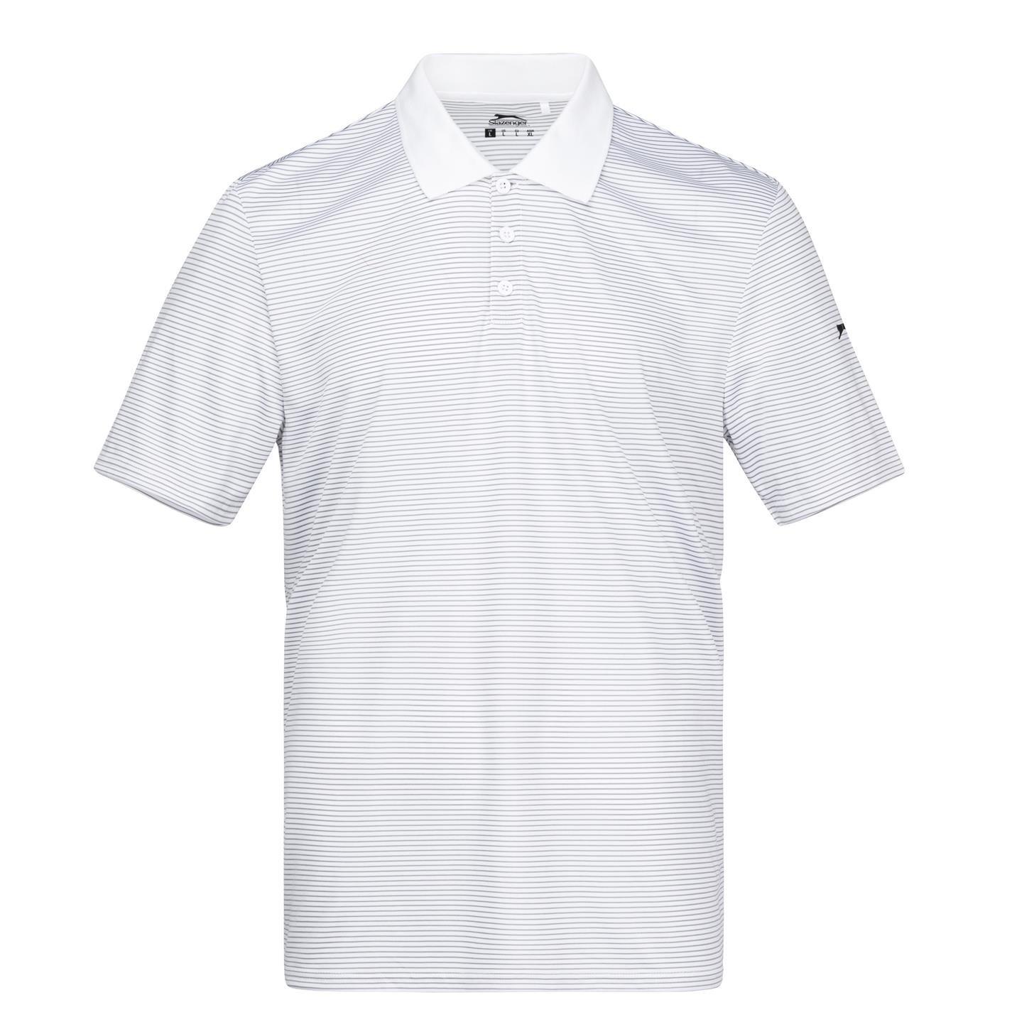 Slazenger Micro Stripe Golf Polo Shirt Mens