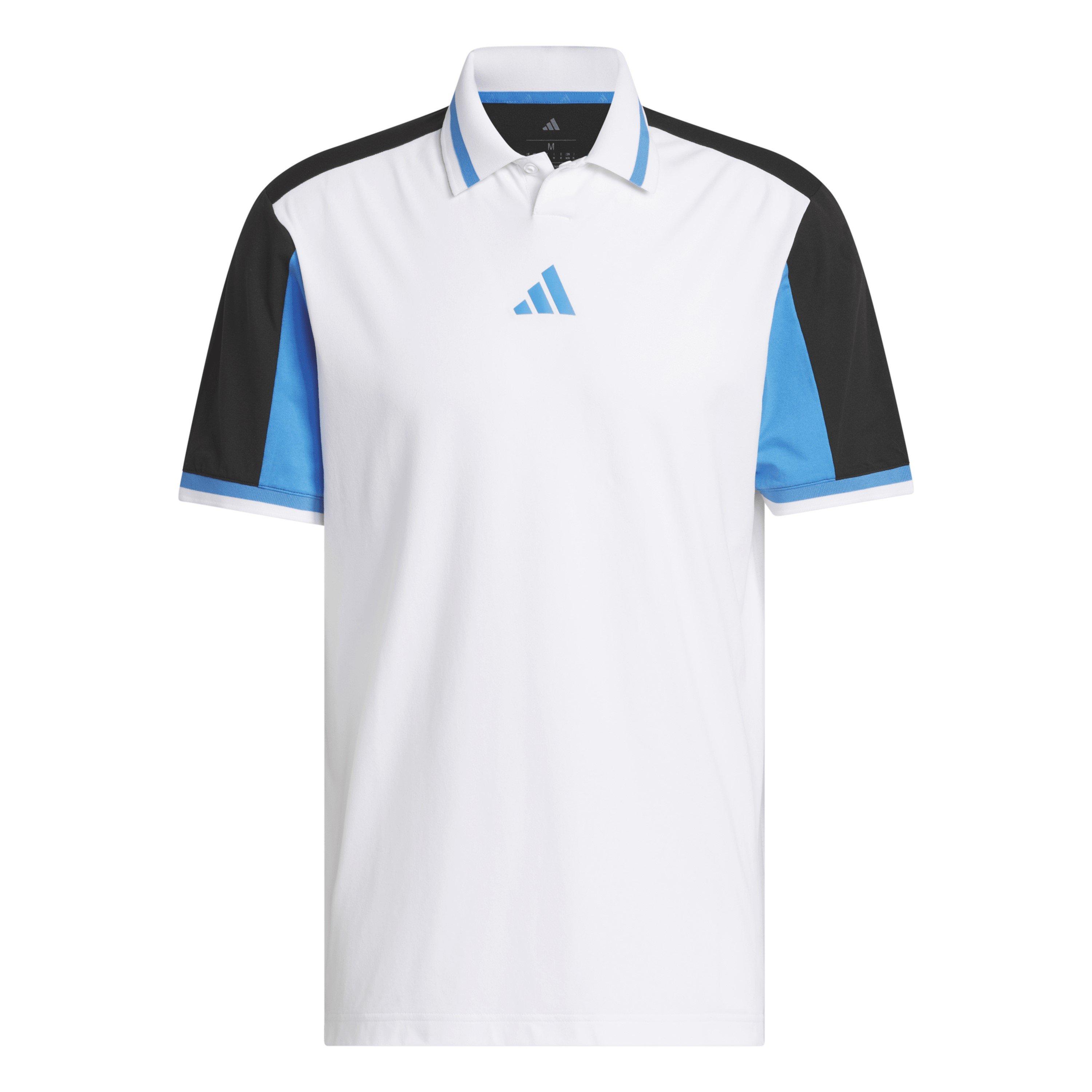 White/Black - adidas - Men's Short Sleeve Performance Polo Shirt - 1