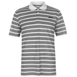 Slazenger Stripe Polo Shirt Mens