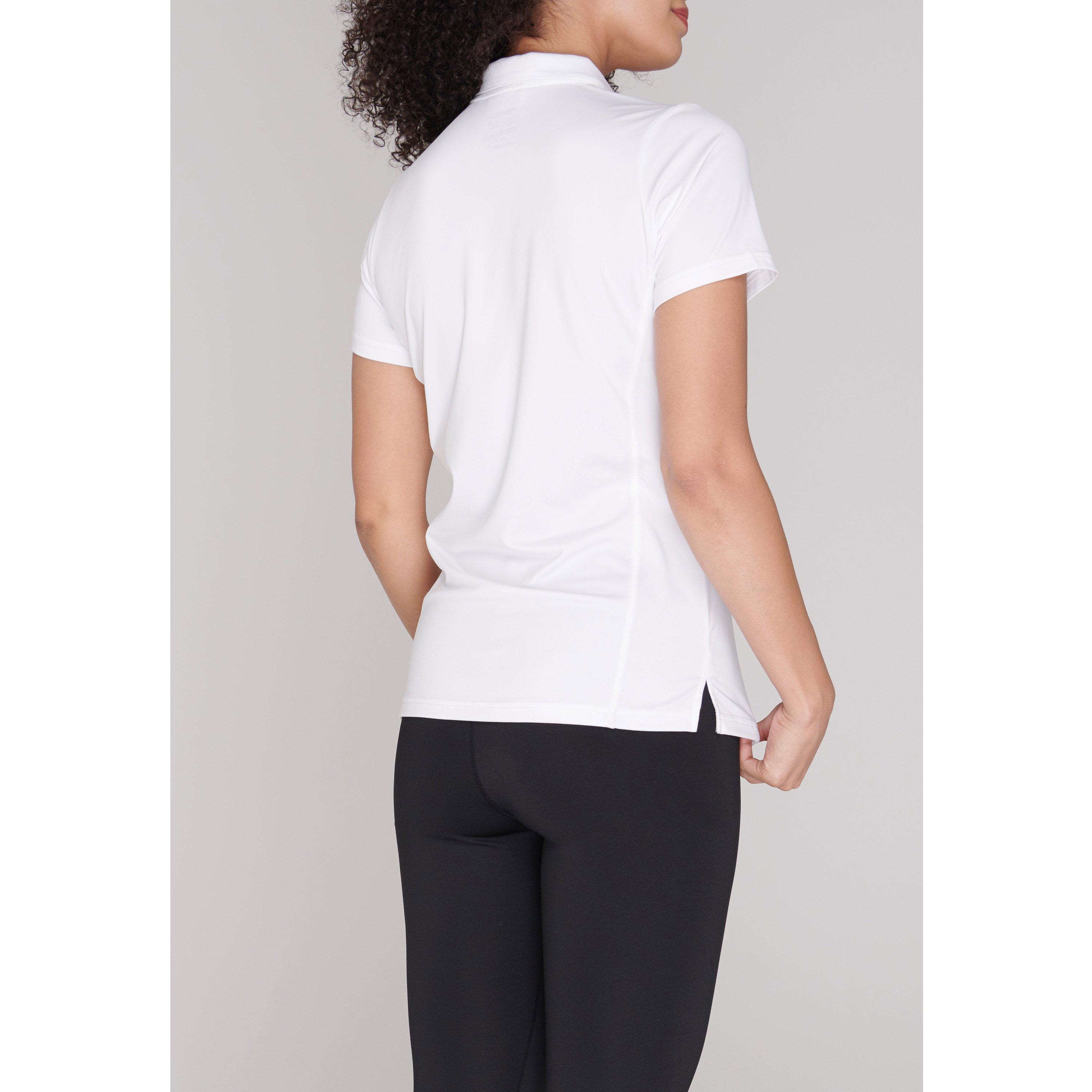 White - Slazenger - Plain Polo Shirt Ladies - 3