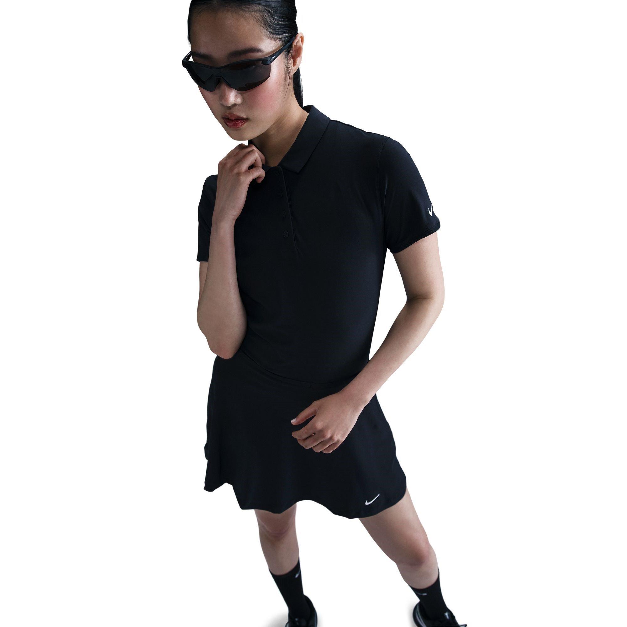 Zwart/Wit - Nike - Dri-FIT Victory Women's Golf Polo - 5