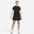 Noir/Blanc - Nike - short-sleeved embroidered logo Womens polo shirt - 5