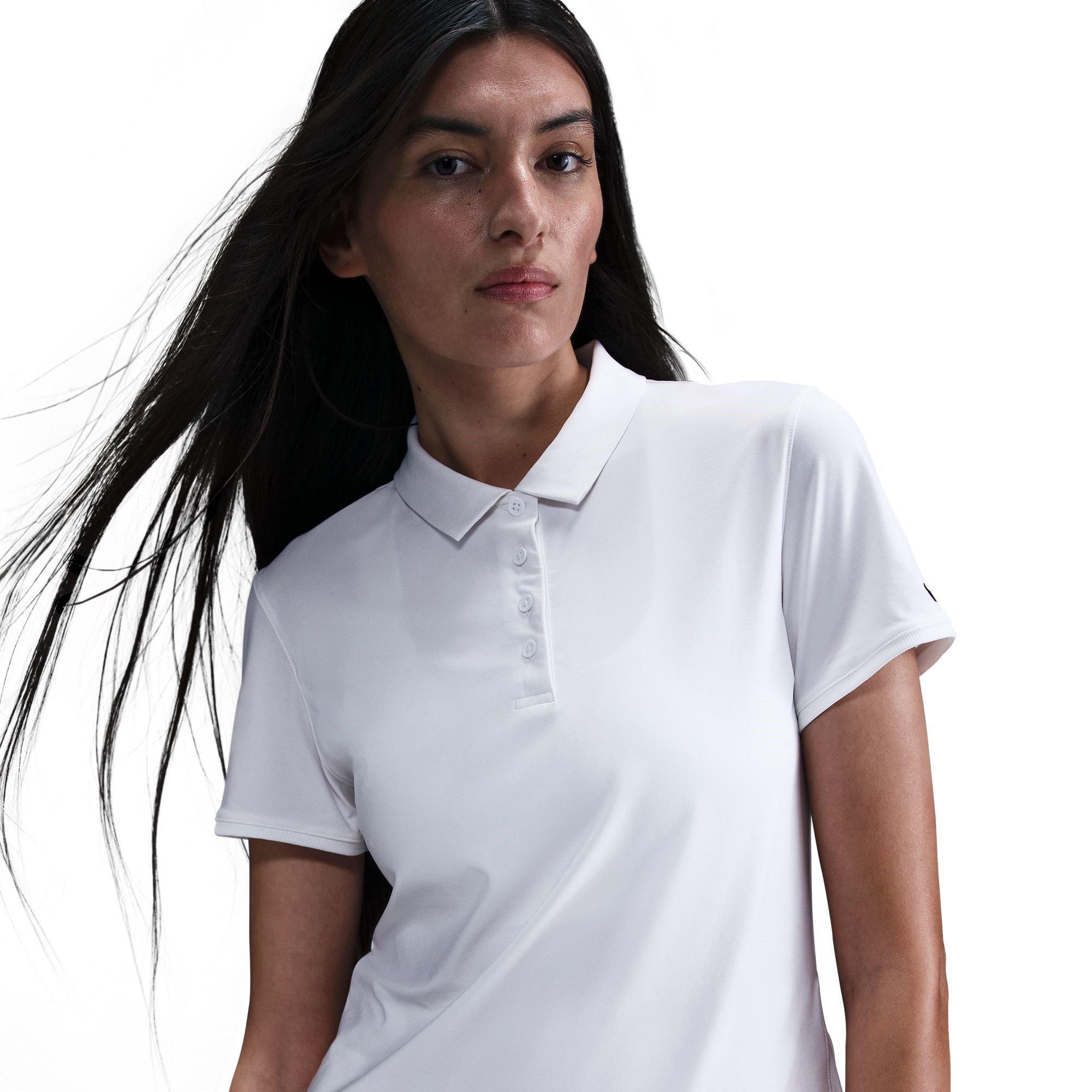 nike dri fit golf polo womens