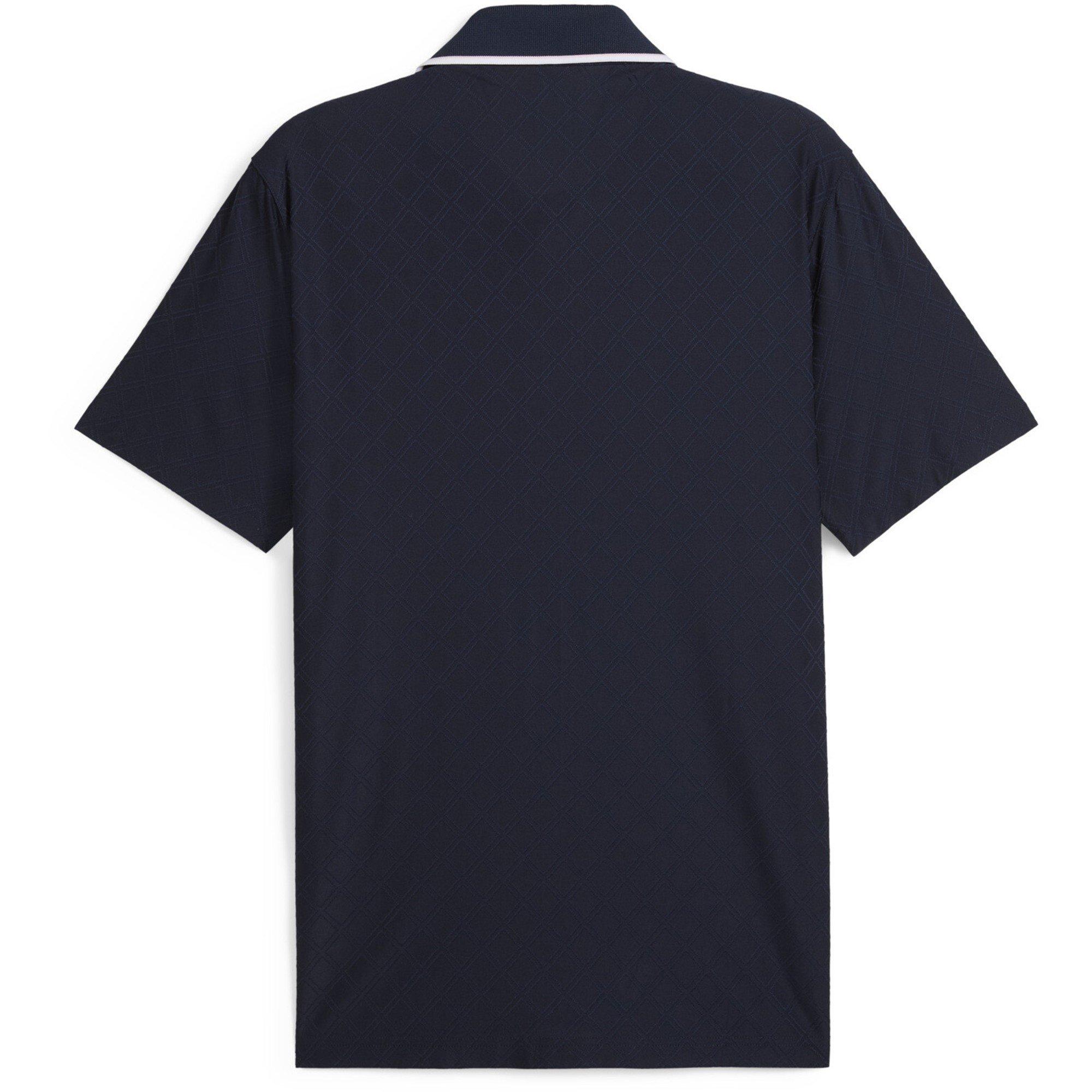 Diep Marineblauw - Puma - Puma X Ap Tipped Jacquard Polo Shirt Mens - 2