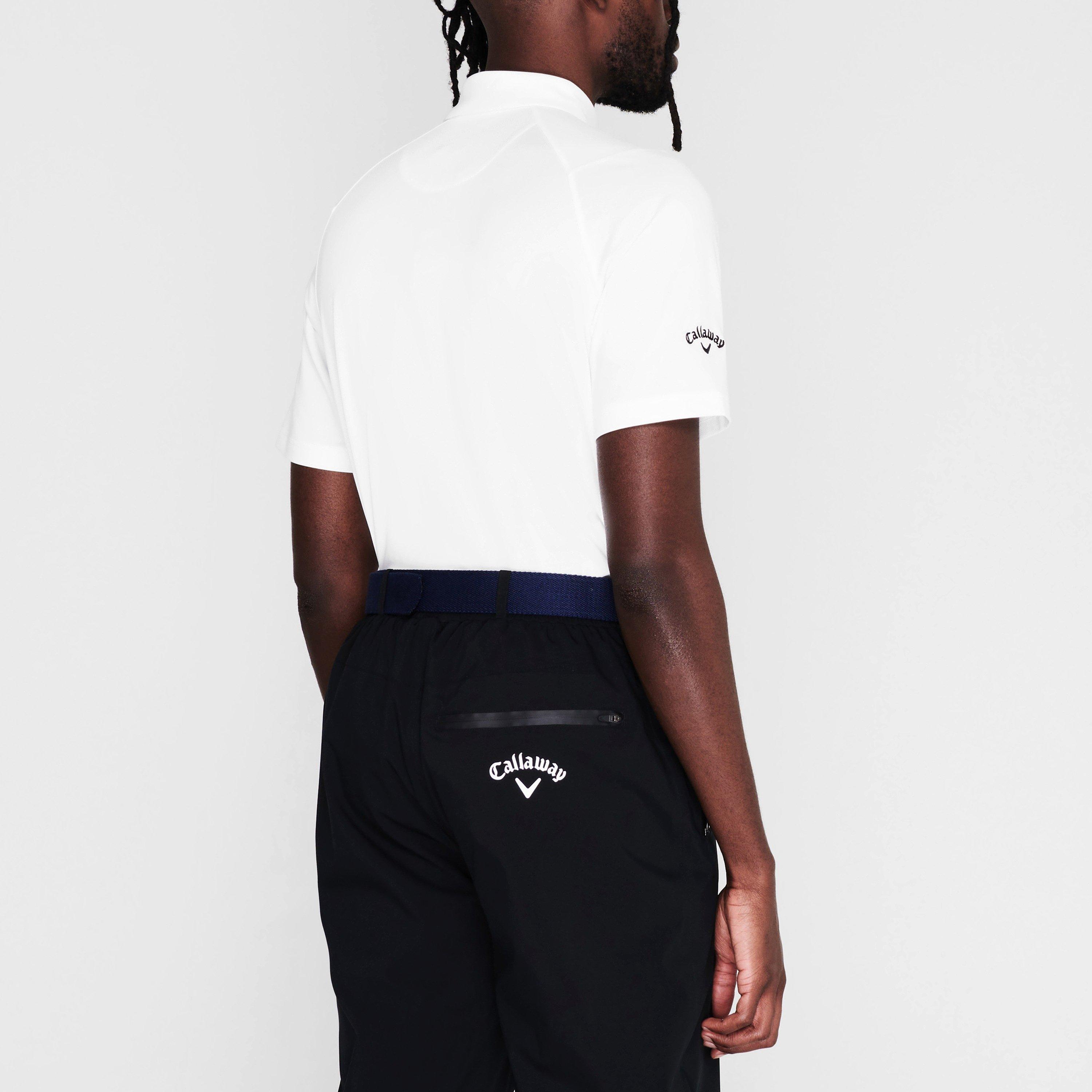 White - Callaway - Solid Polo Shirt Mens - 4