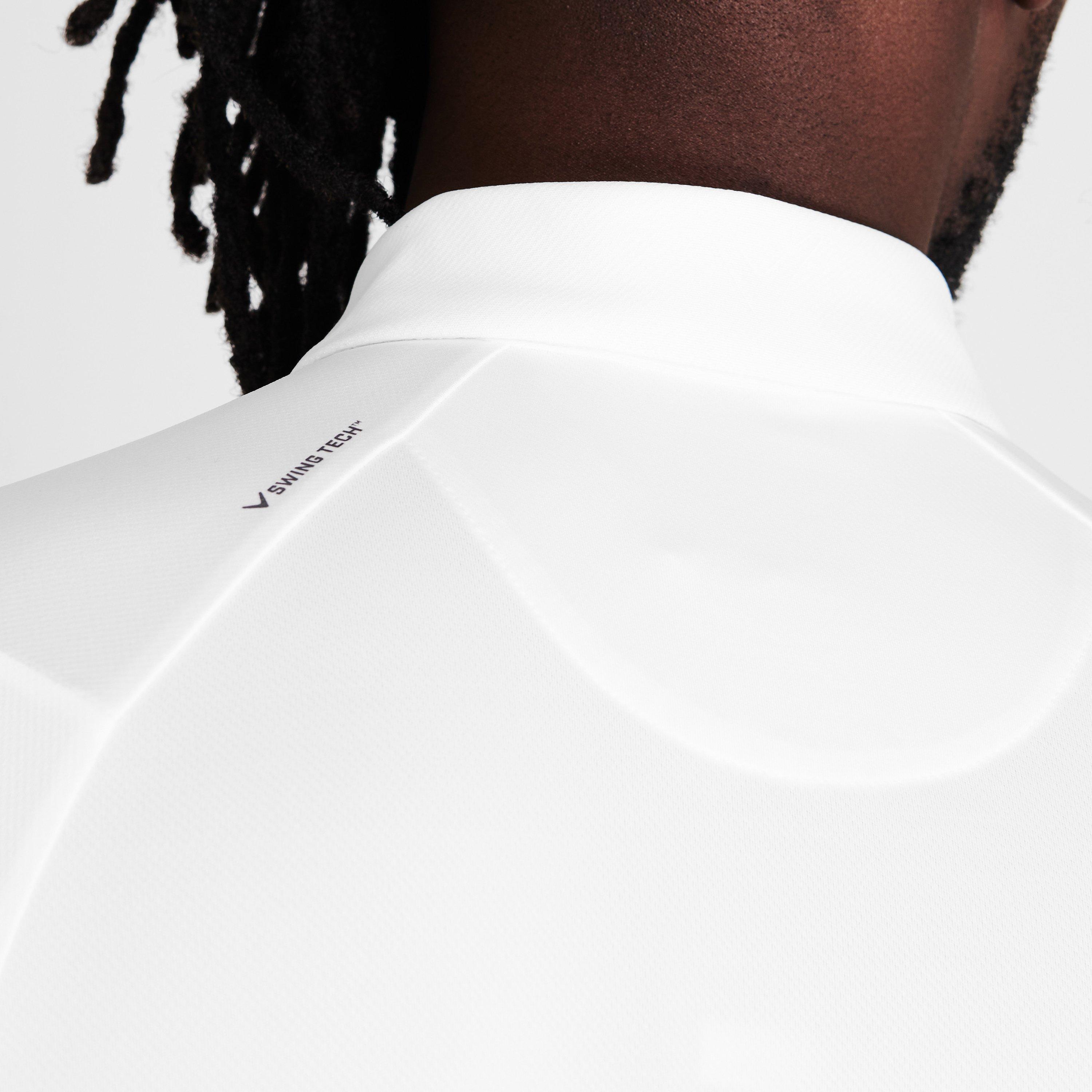 White - Callaway - Solid Polo Shirt Mens - 6