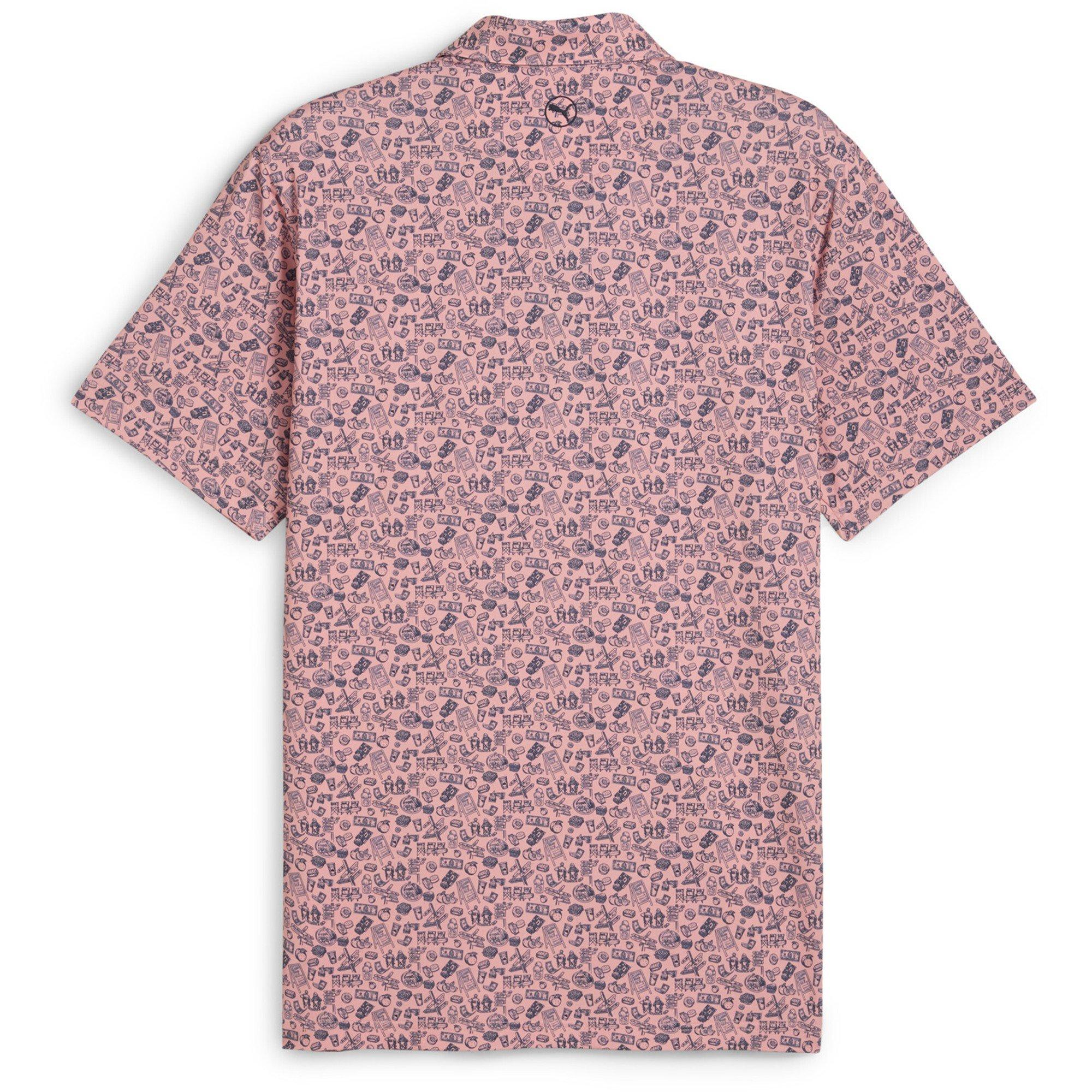 Fruta rosa - Puma - Puma Mattr Peach Stand Polo Shirt Mens - 2