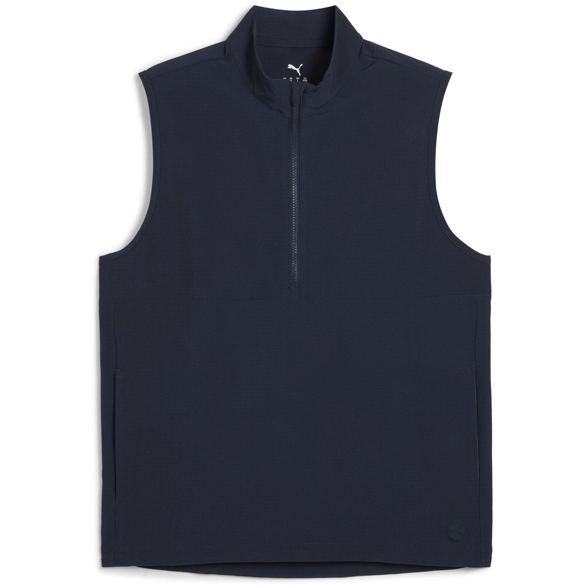 Puma Men's Ripguard Sleeveless Performance Polo Shirt - Deep Navy - S