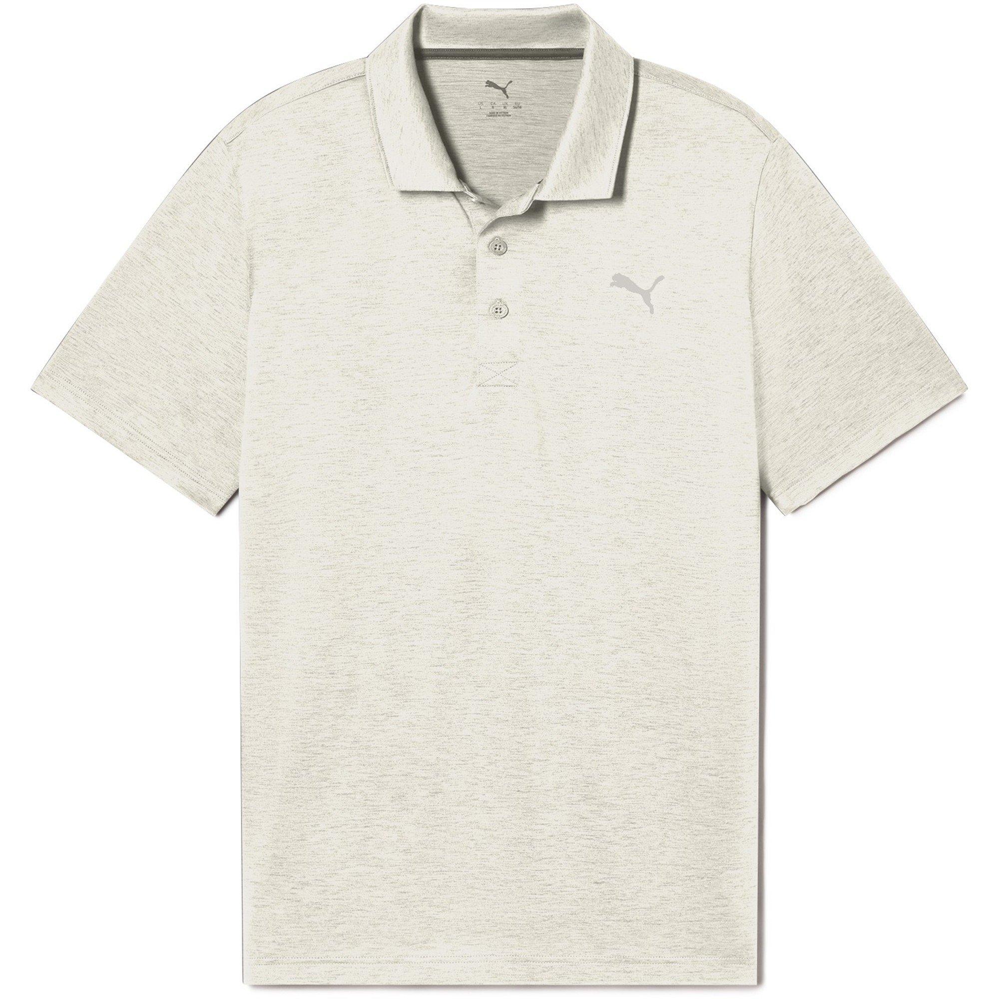 Warm Wit - Puma - Puma Icon Heather Polo 2.0 - Lc Shirt Mens - 1