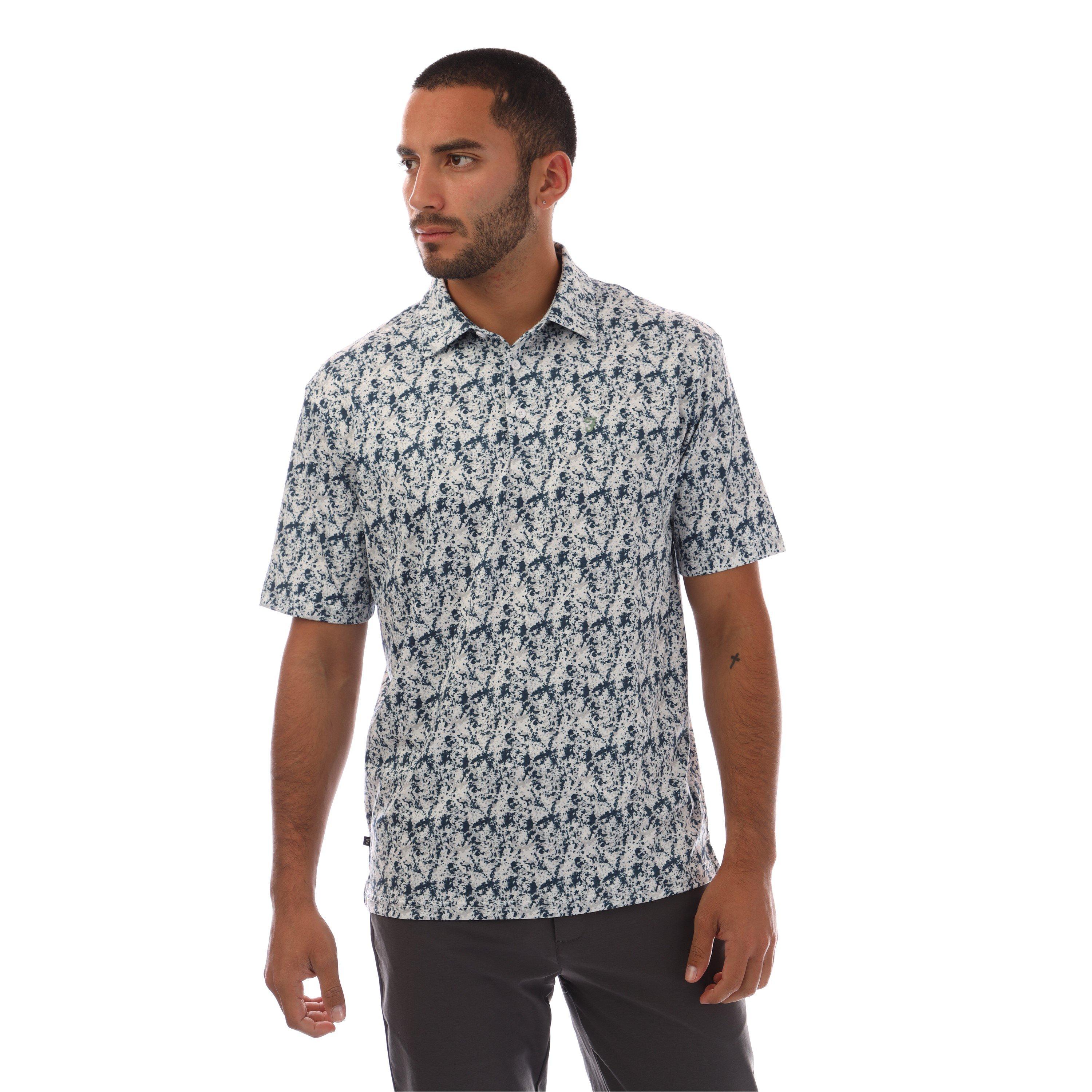 White - Farah - Men's Milford Short-Sleeve Performance Polo Shirt - 1