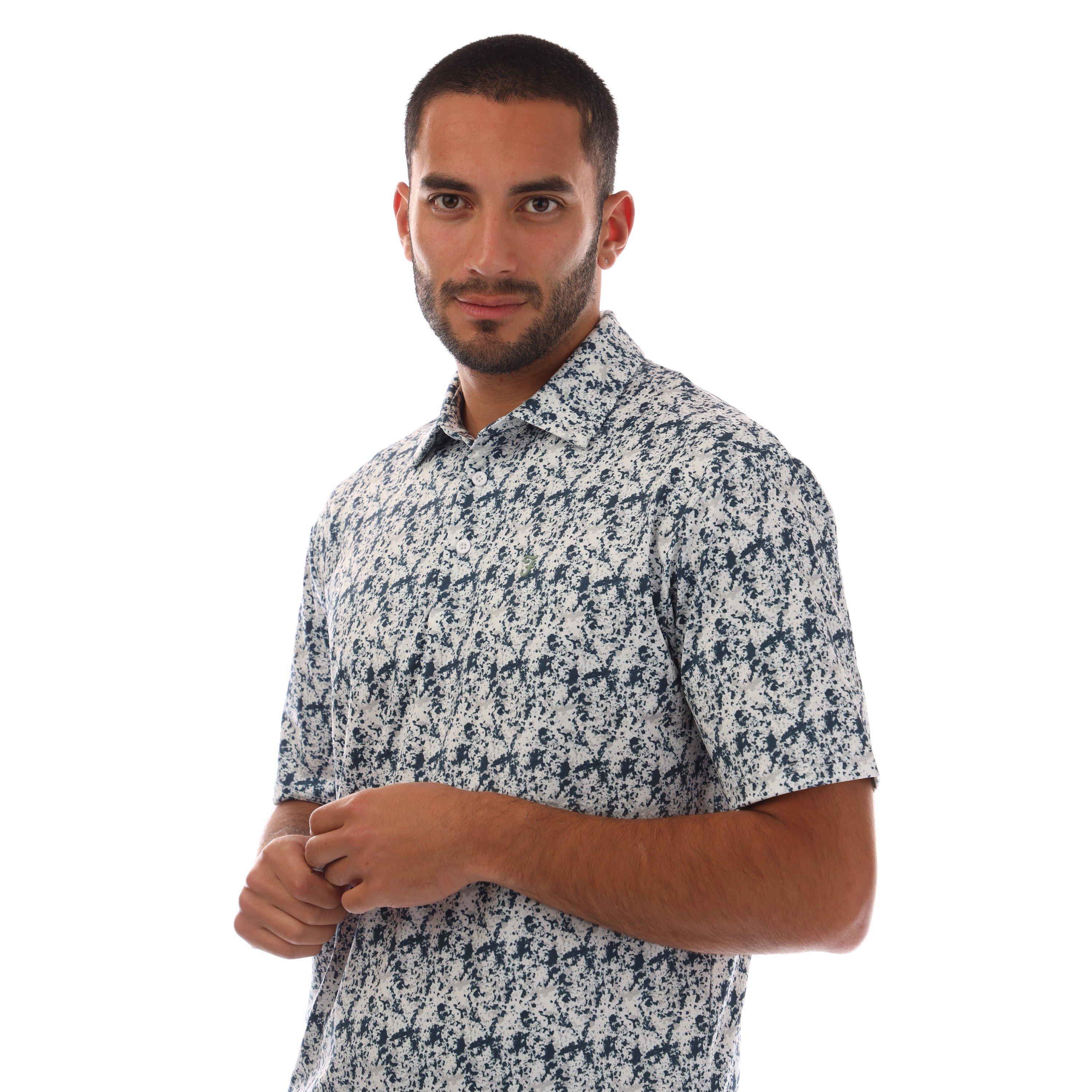 White - Farah - Men's Milford Short-Sleeve Performance Polo Shirt - 2