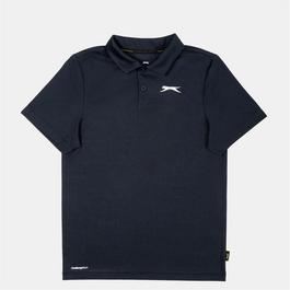 Slazenger Polo Ralph Lauren Poloshirt mit langen Ärmeln Grau