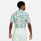 Verde/Plata - Nike - Dri-Fit Player Floral Print Polo Shirt Mens - 2
