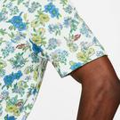Verde/Plata - Nike - Dri-Fit Player Floral Print Polo Shirt Mens - 4
