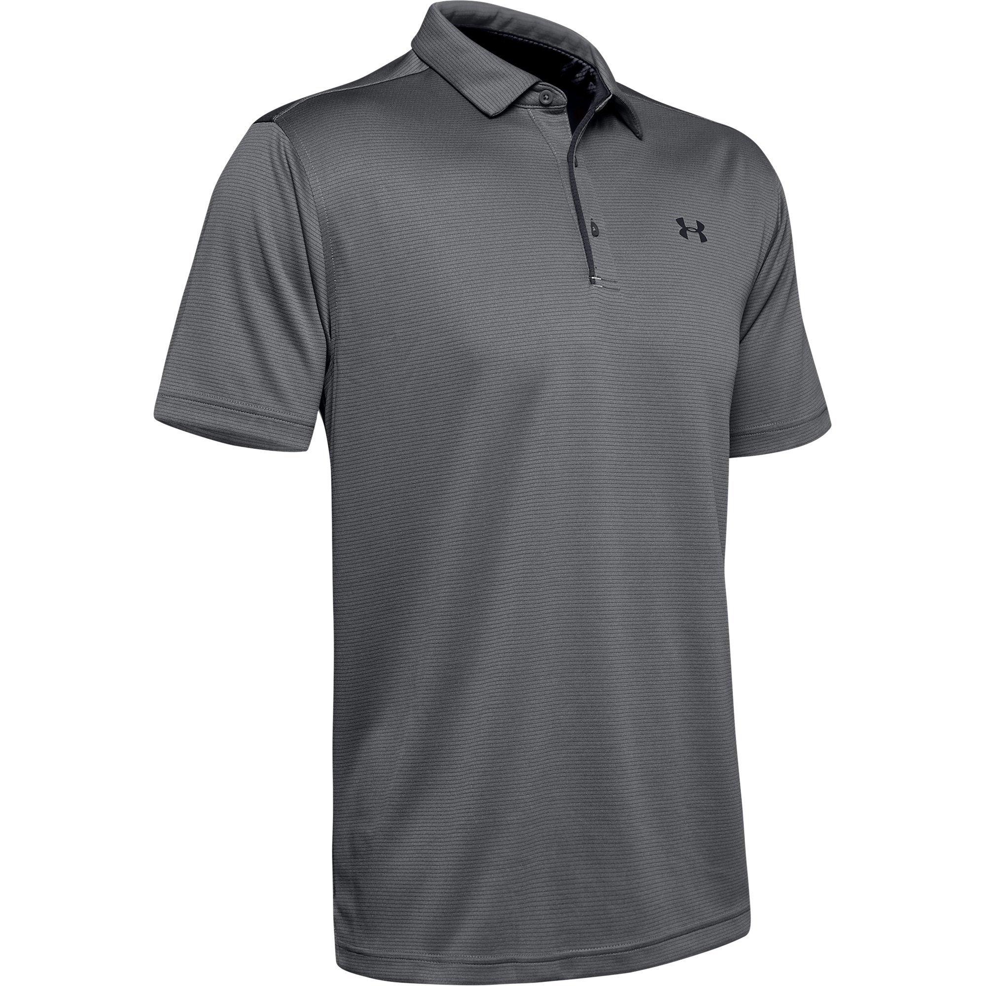 Under Armour Men's Tech Polo - Graphite/Black - M