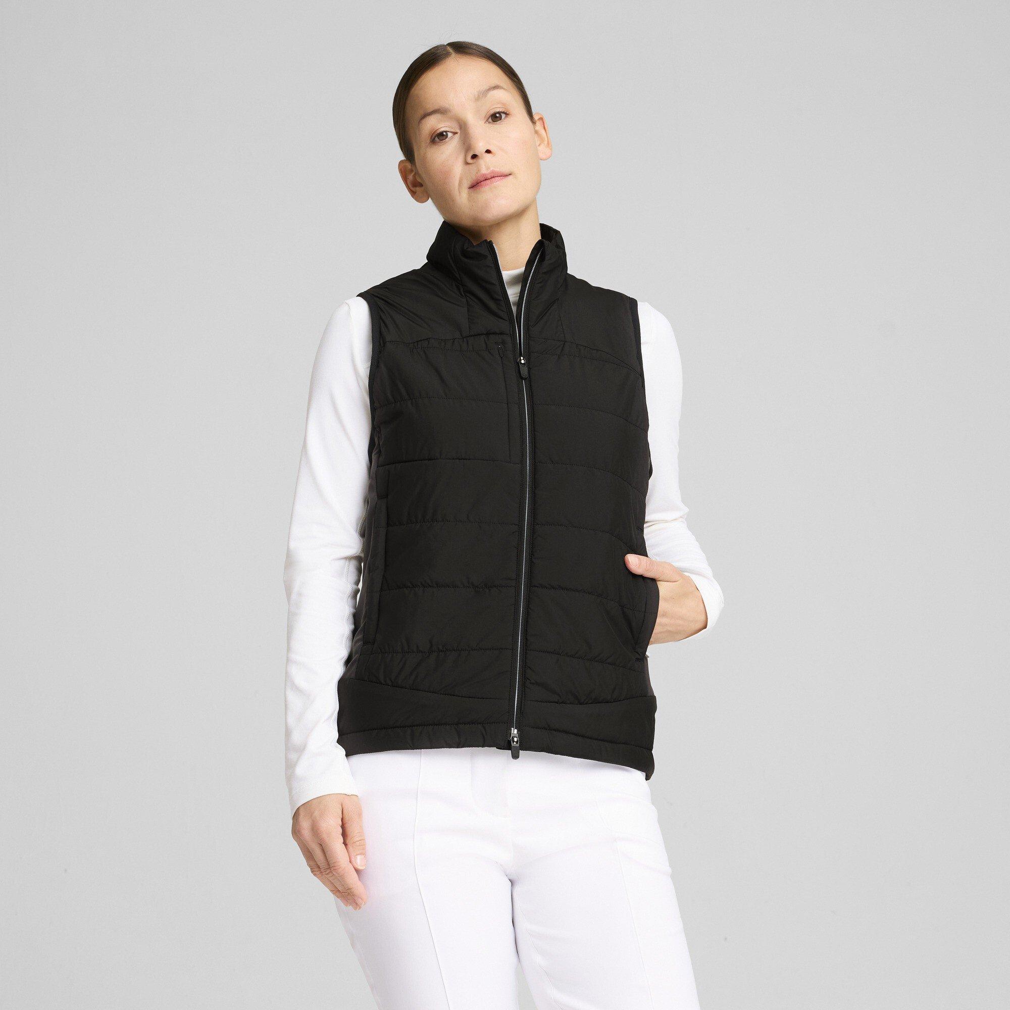 Puma Crna - Puma - W Kyley Quilted Vest Polo Shirt Womens - 3