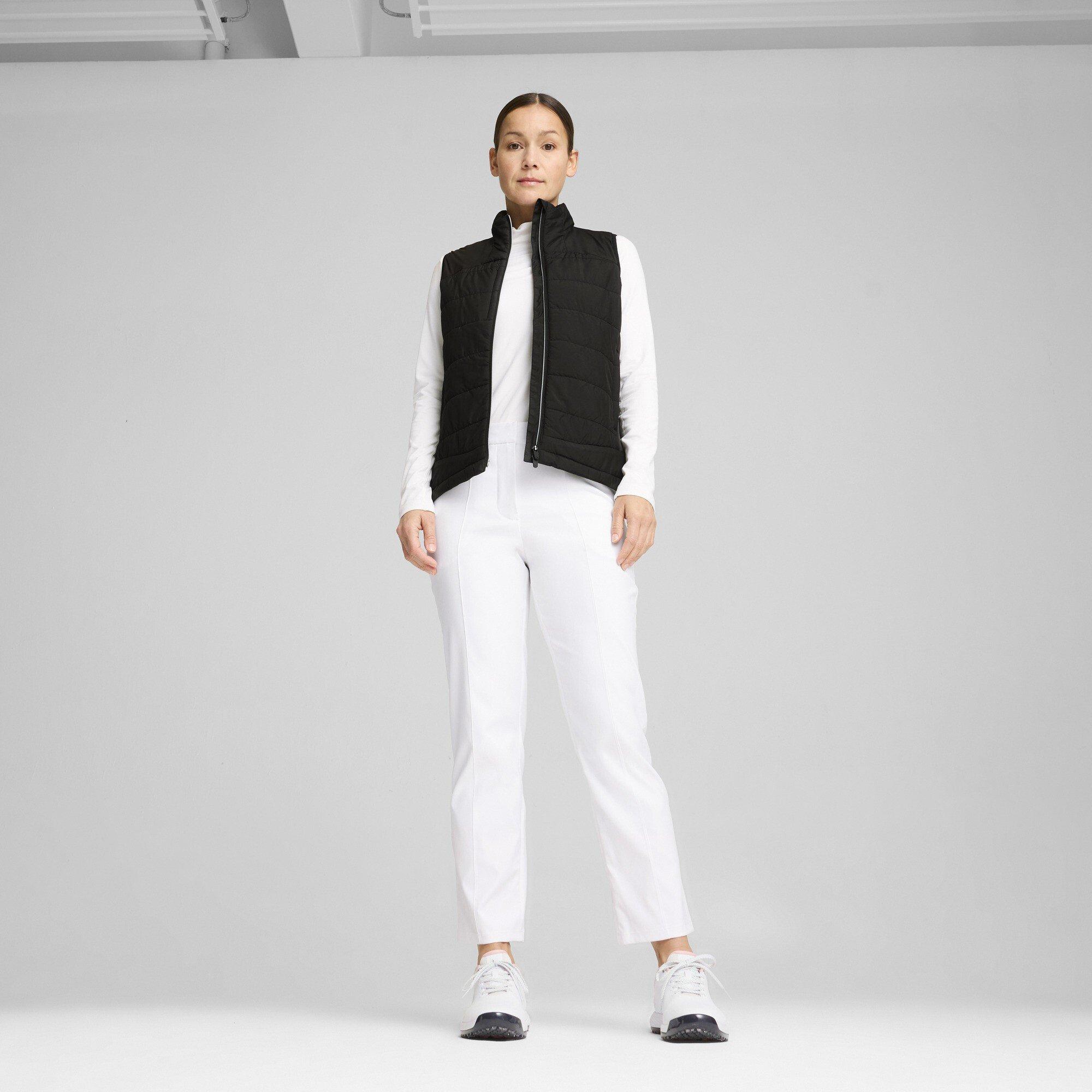 Puma Crna - Puma - W Kyley Quilted Vest Polo Shirt Womens - 6