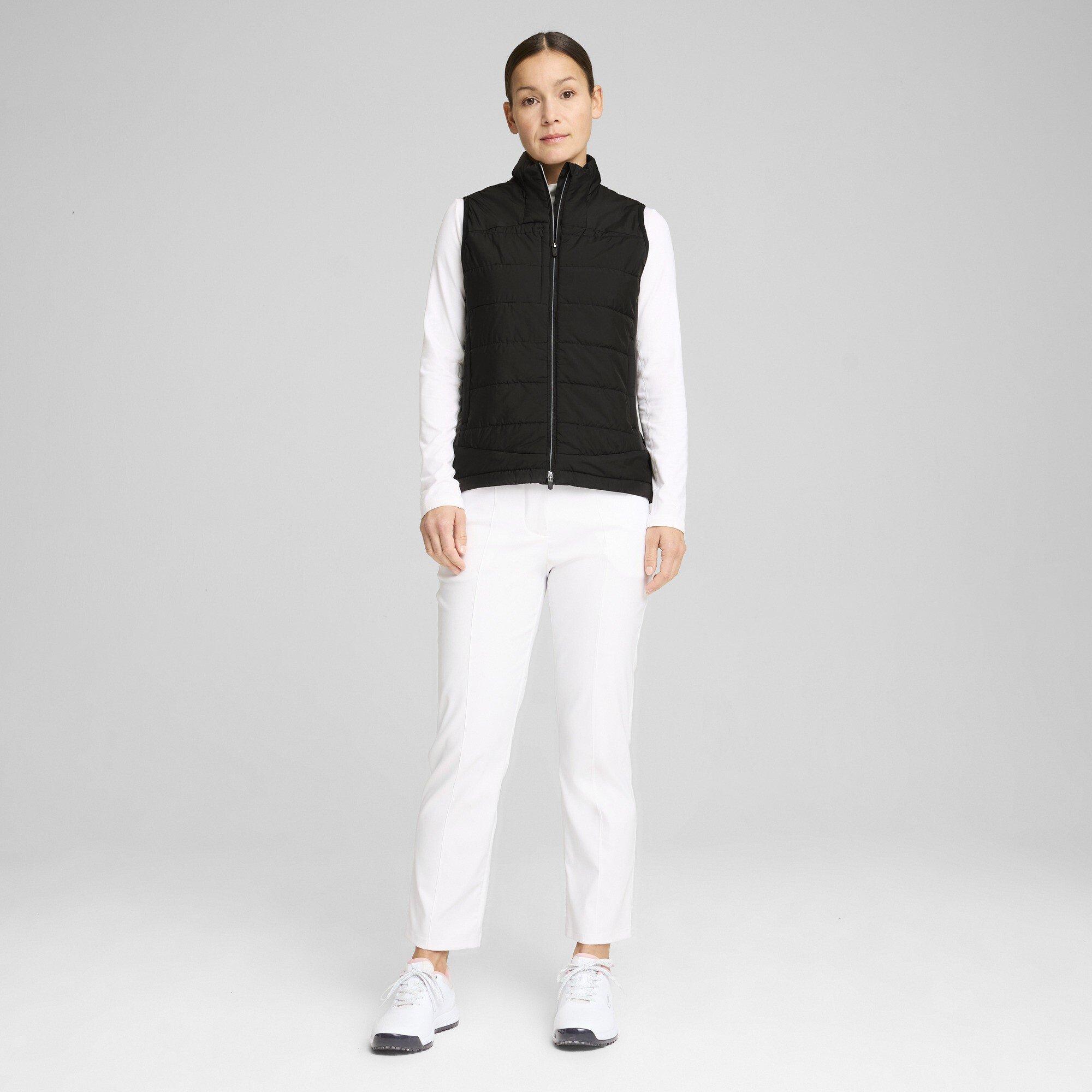 Puma Crna - Puma - W Kyley Quilted Vest Polo Shirt Womens - 7