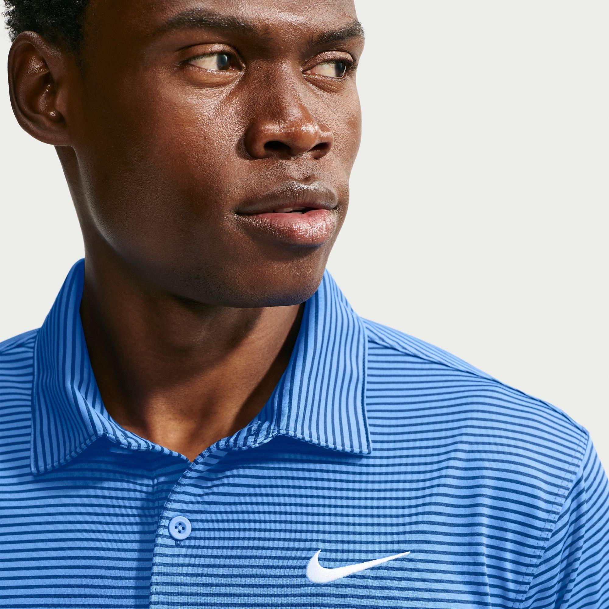 Pacific Blue - Nike - Men's Approach Dri-FIT Short-Sleeve Polo Shirt - 3