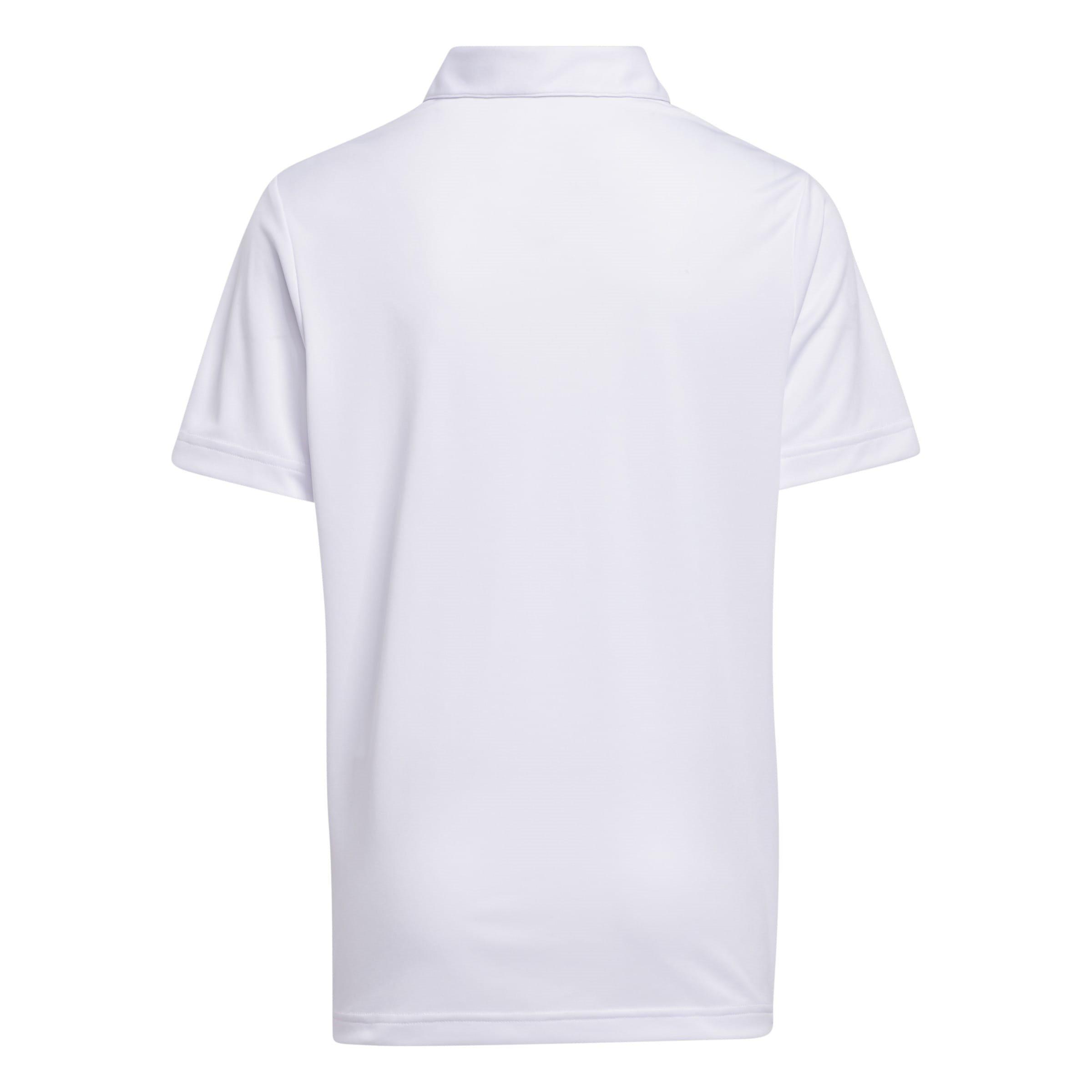 Hvid - adidas - 3 Stripe Polo Shirt Junior Boys - 2