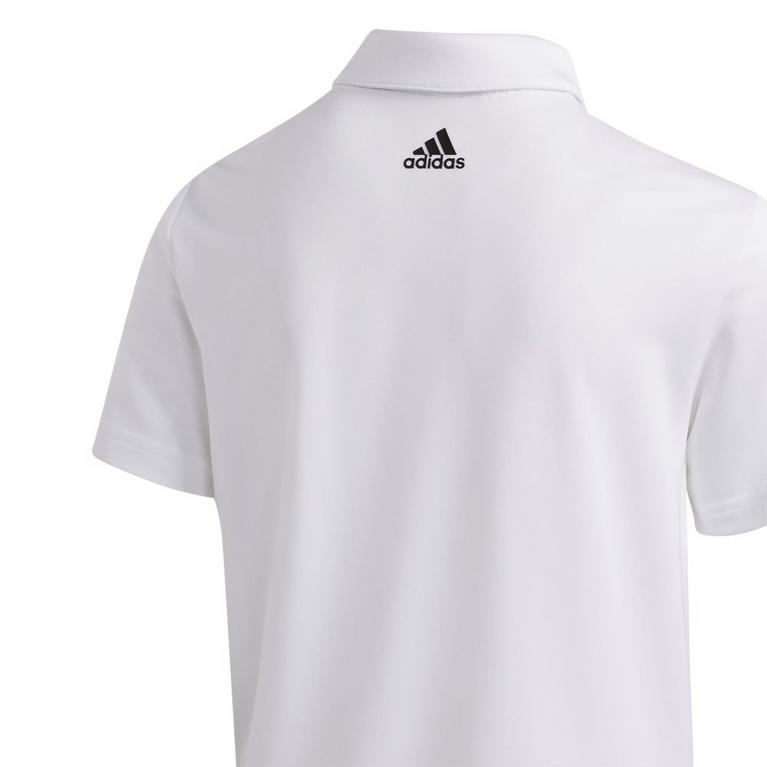 Blanc - adidas - 3 M Missoni cropped check-knit polo shirt - 3