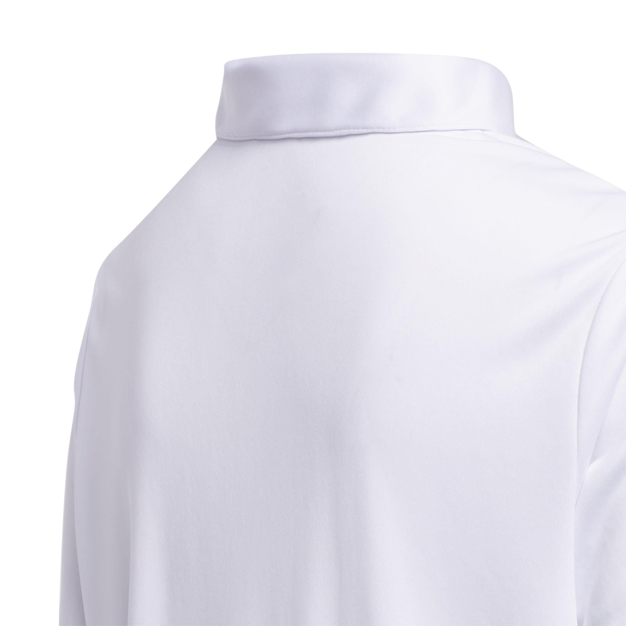 Hvid - adidas - 3 Stripe Polo Shirt Junior Boys - 5